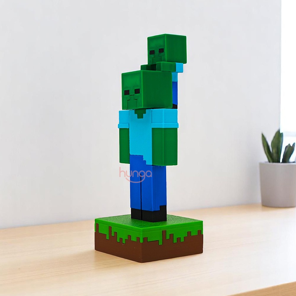 Minecraft - Zombie + Baby Zombie Figür