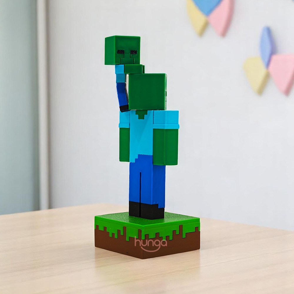 Minecraft - Zombie + Baby Zombie Figür