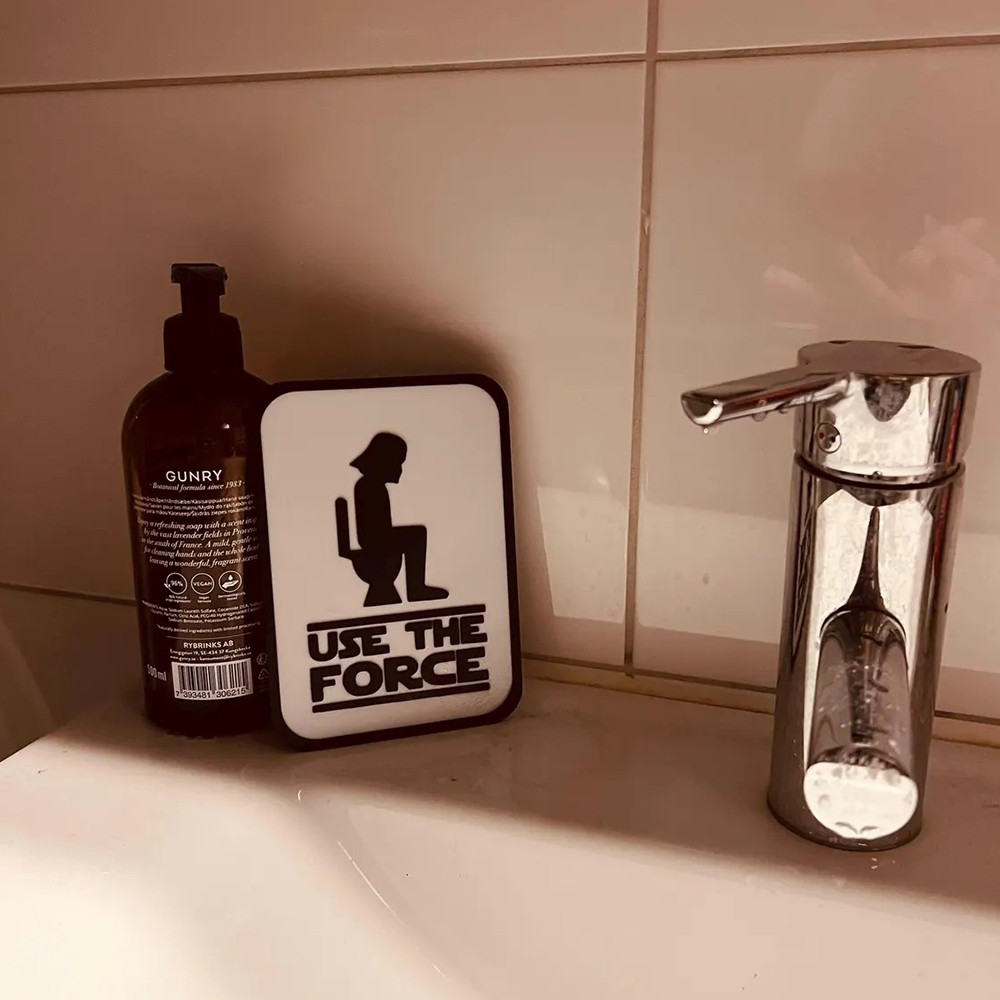  Star Wars - Use The Force Banyo Kapı Süsü