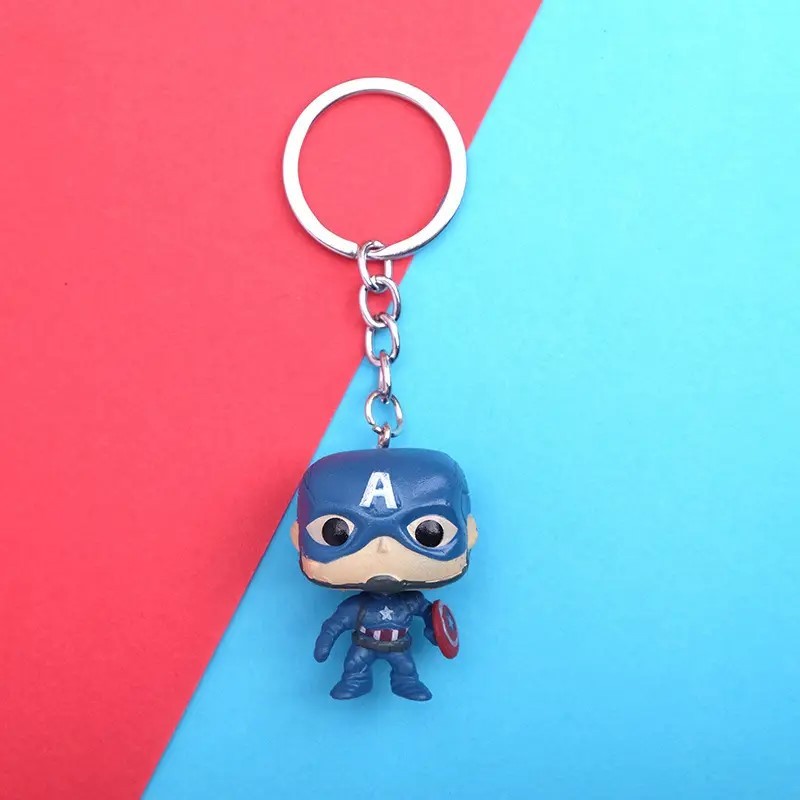 Süper Kahramanlar Pop Anahtarlık - Captain America