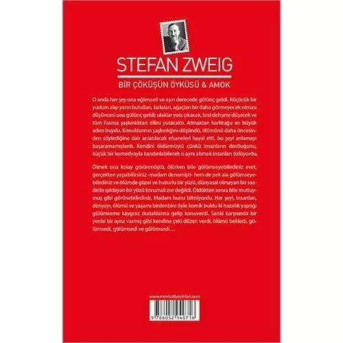 Bir Çöküşün Hikayesi ve Amok - Stefan Zweig
