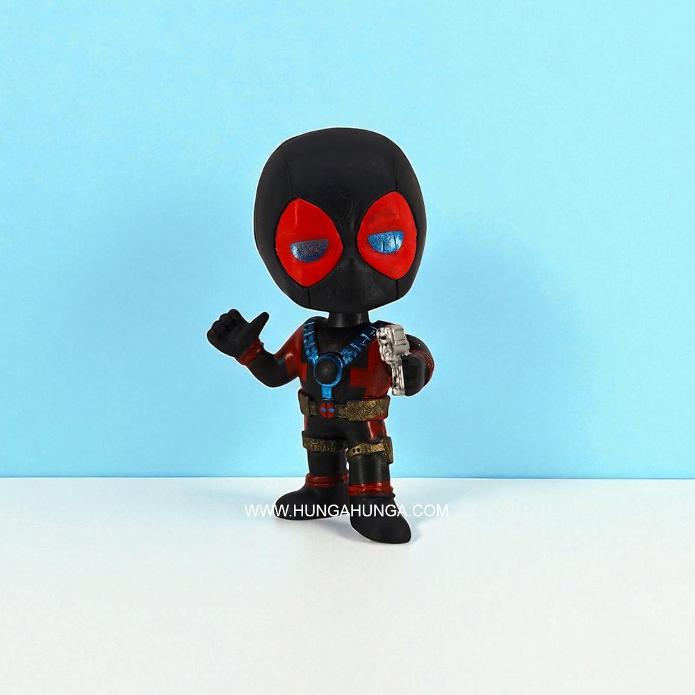 Deadpool Siyah Chibi Figür
