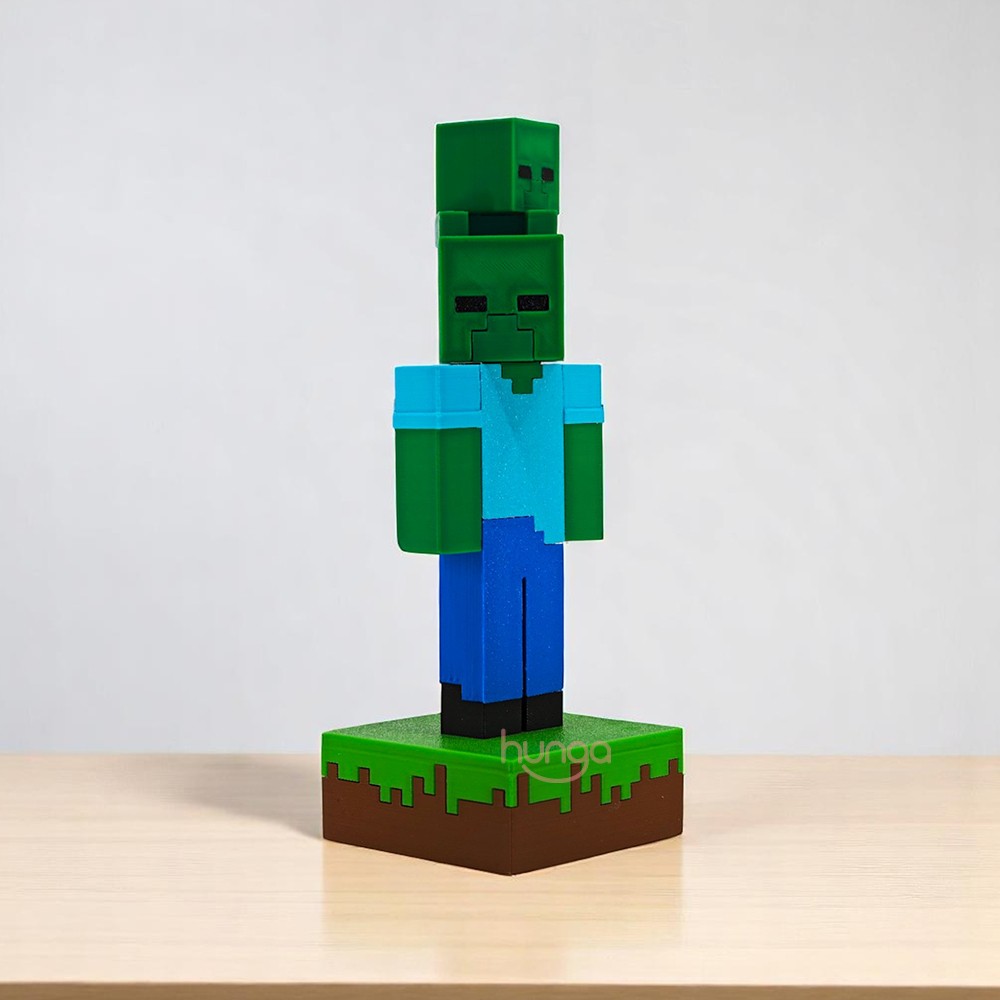 Minecraft - Zombie + Baby Zombie Figür