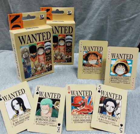 Monkey D. Luffy Wanted Poker (İskambil) Oyun Kartı