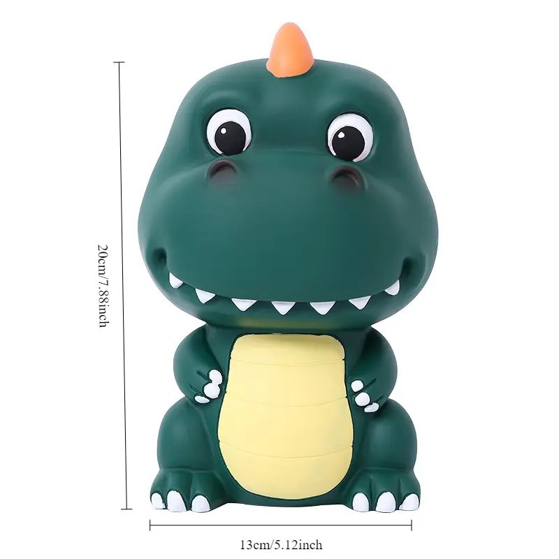 Karikatür Tasarımlı Dinozor Kumbara
