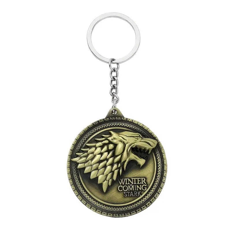 Game of Thrones Stark Ailesi Metal Anahtarlık