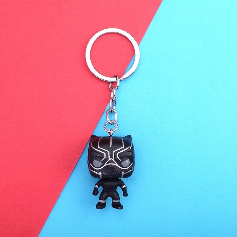 Süper Kahramanlar Pop Anahtarlık - Black Panther