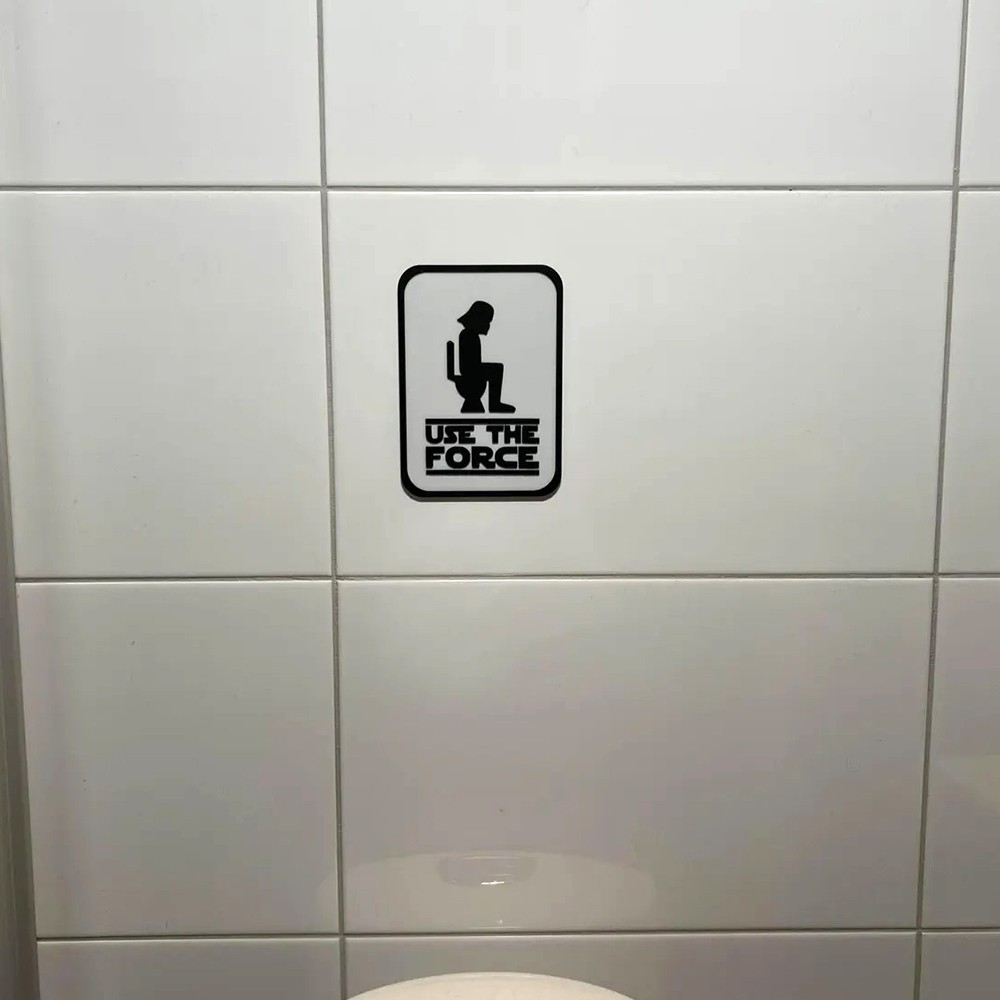  Star Wars - Use The Force Banyo Kapı Süsü