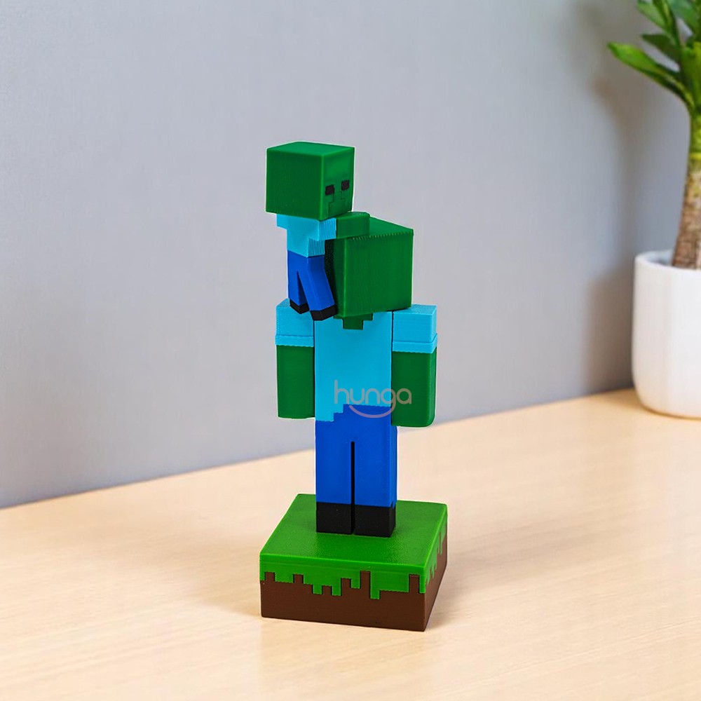 Minecraft - Zombie + Baby Zombie Figür