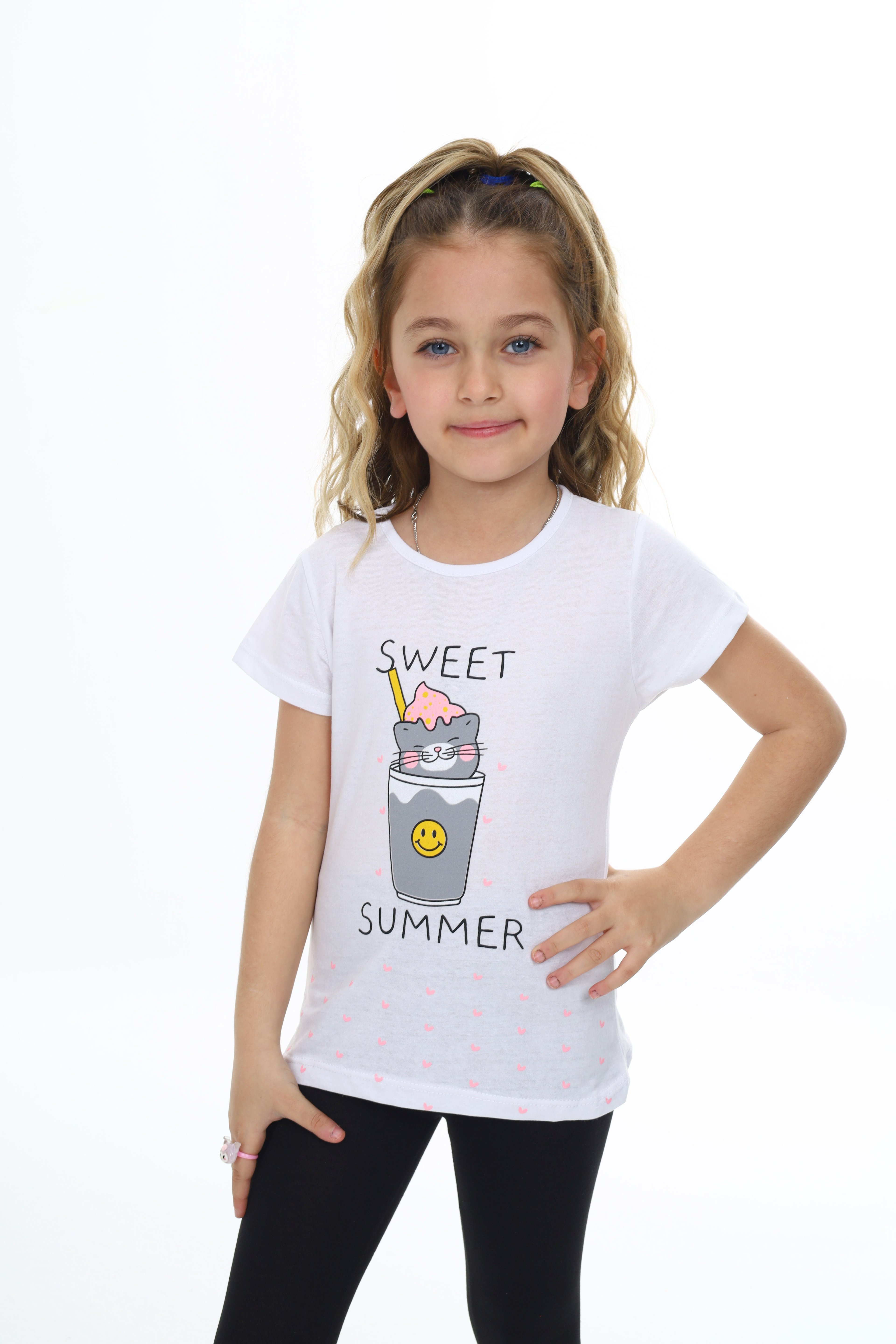 SWEET SUMMER TİŞÖRT 0002 - Beyaz