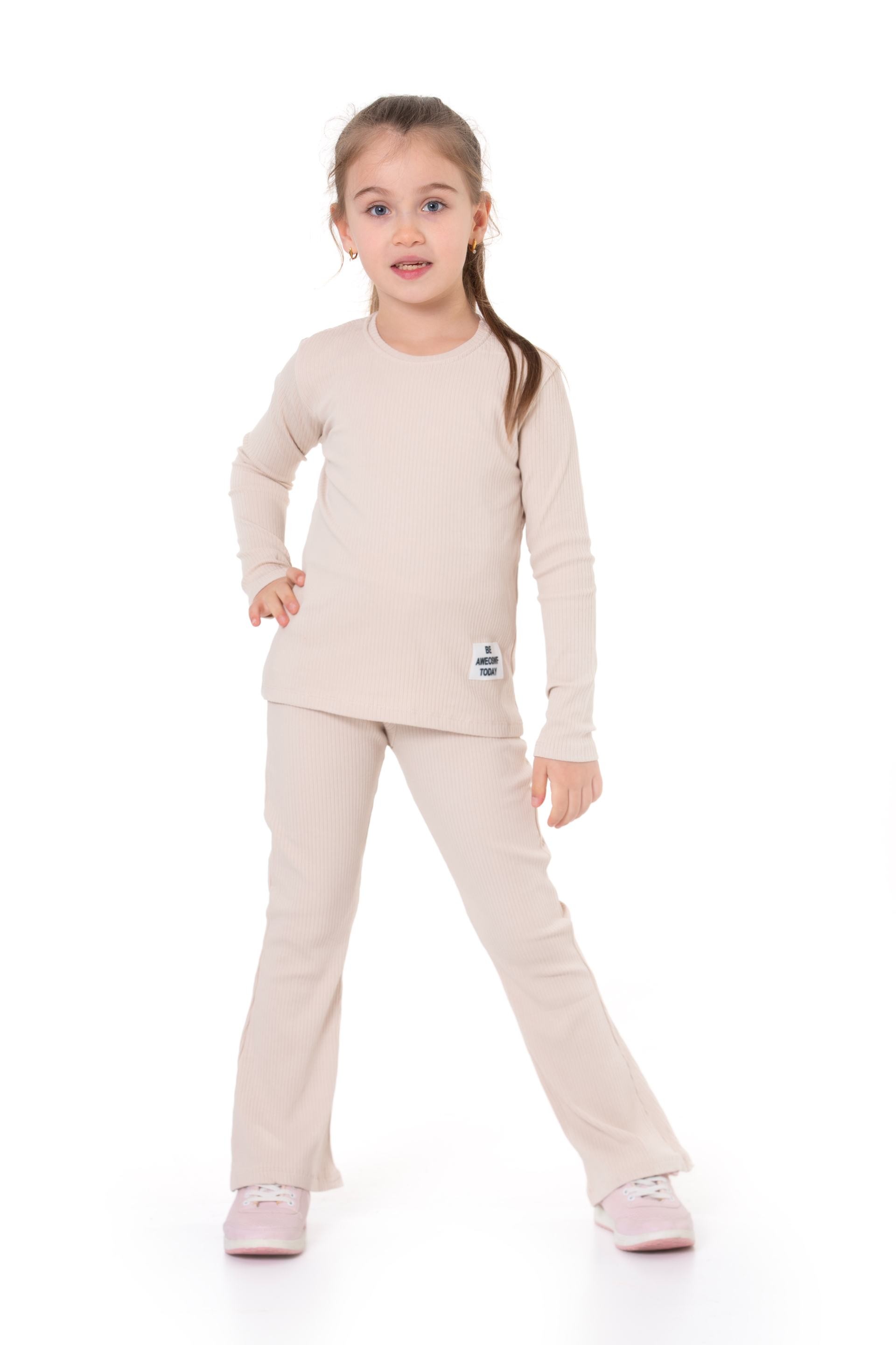Awesome Alt Üst Taytlı Kız Çocuk Takım 505282