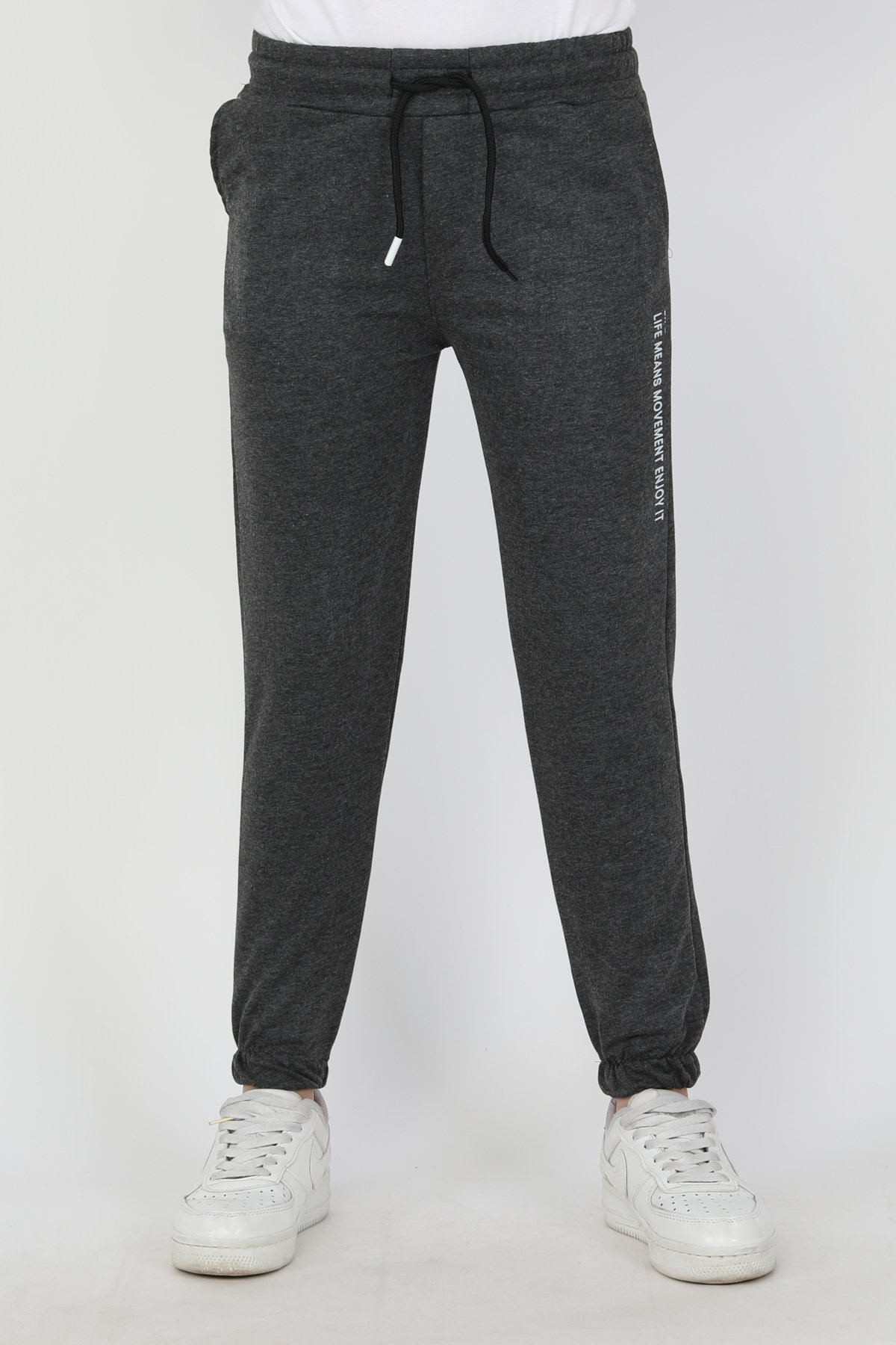 Lıfe Means Yazılı Unisex Çocuk Alt Eşofman 4187