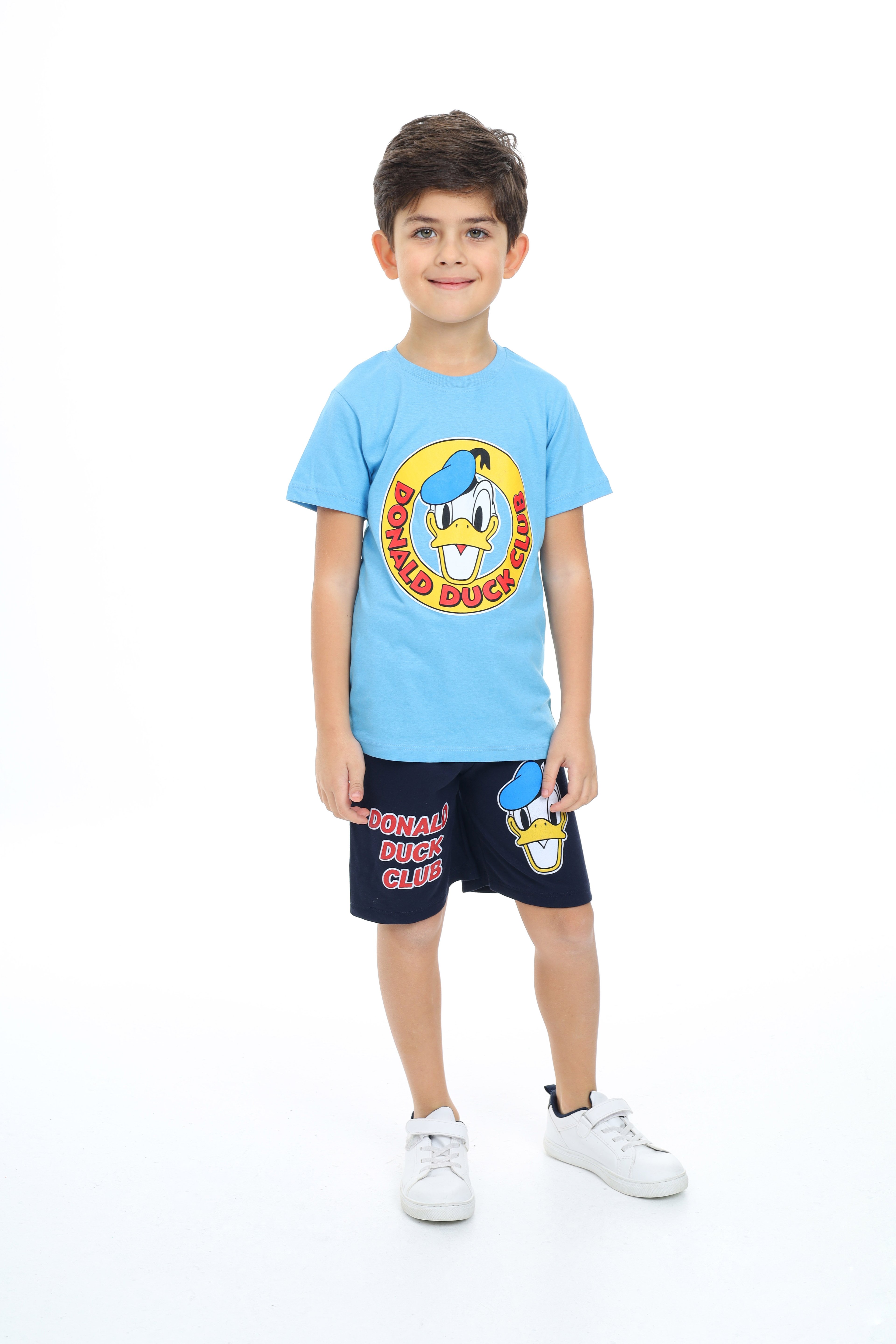 DONALD DUCK BASKILI ALT ÜST TAKIM 2017 - Turkuaz