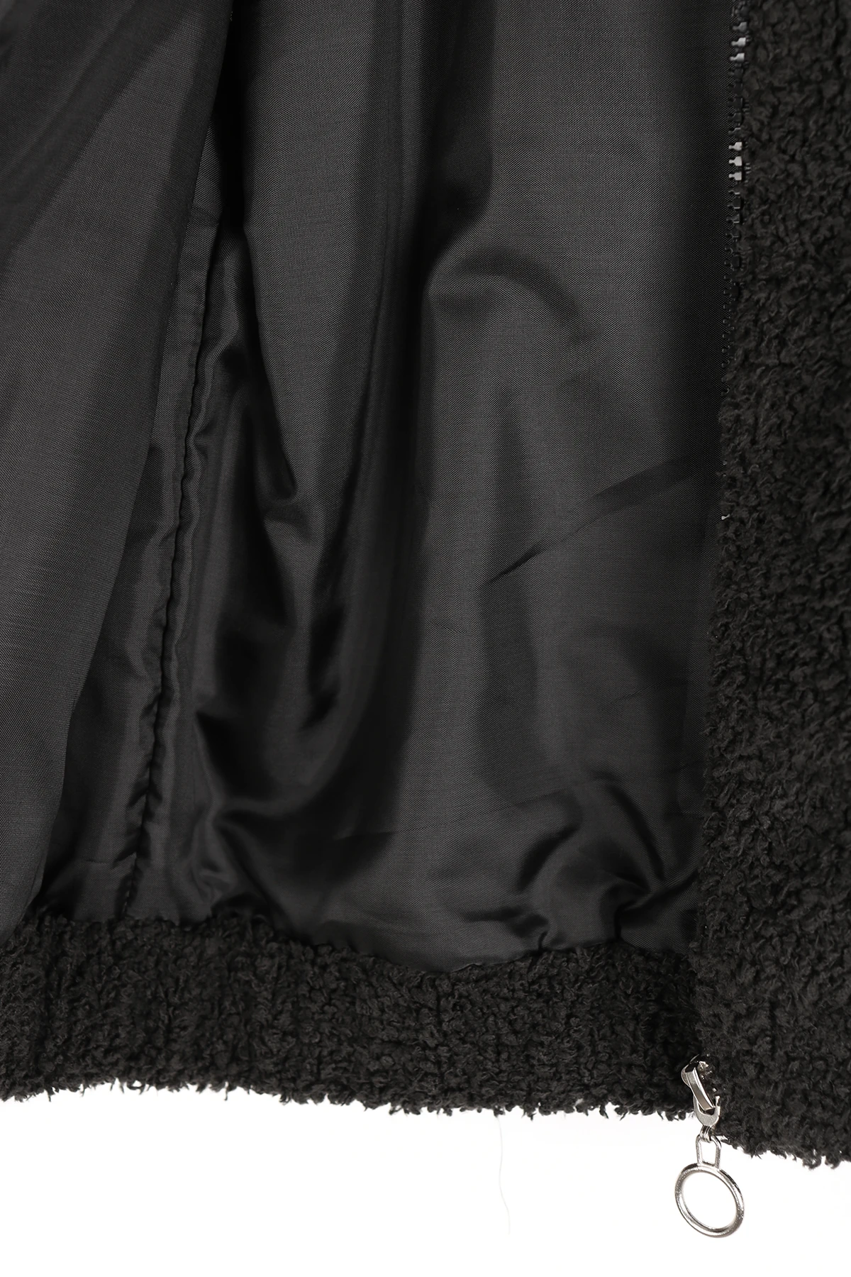 Kapüşonlu Kız Çocuk Pelüş Mont - 26K 6309