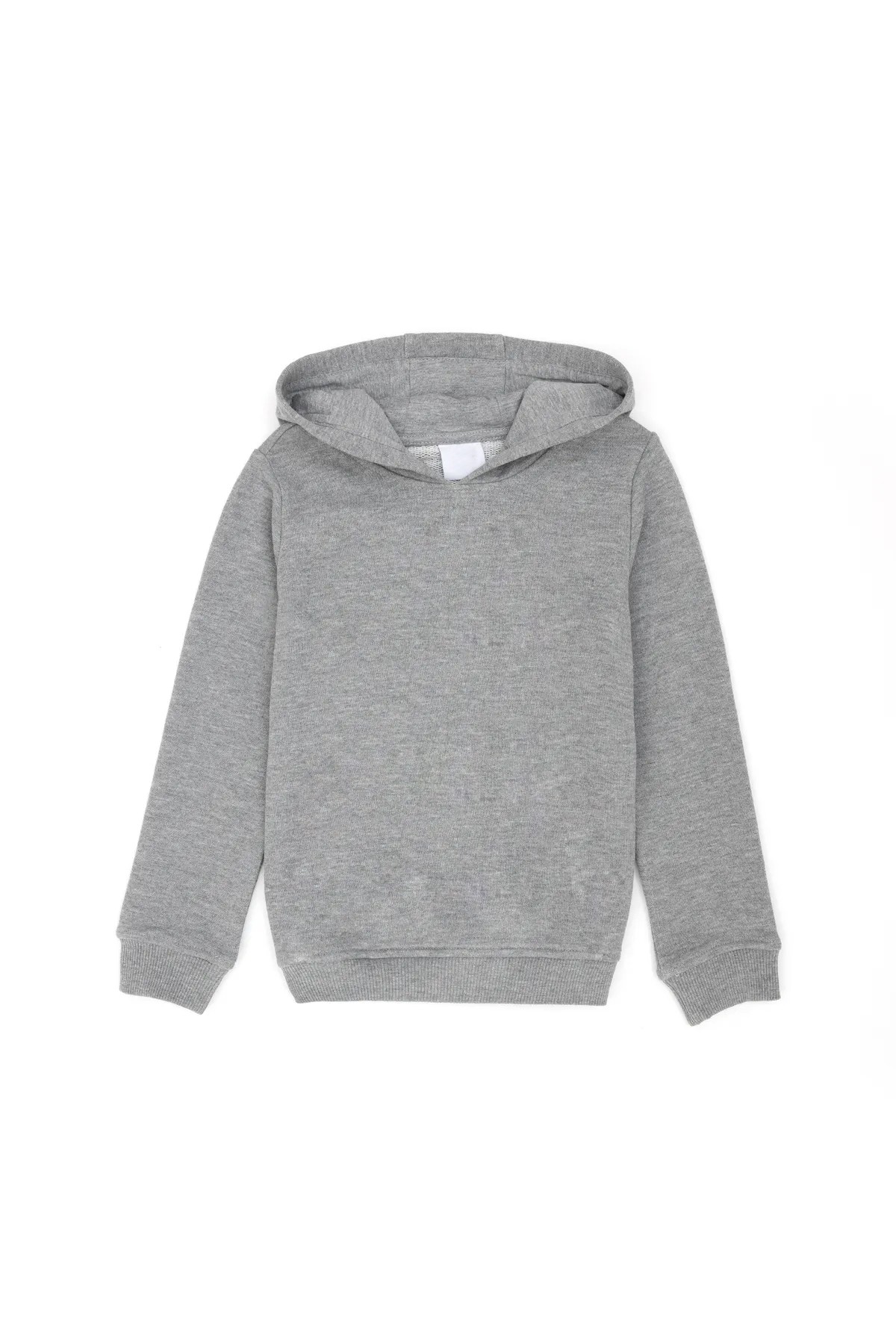 KND-250002 Basic Kapüşonlu 3 İplik Kışlık Okul Sweatshirt