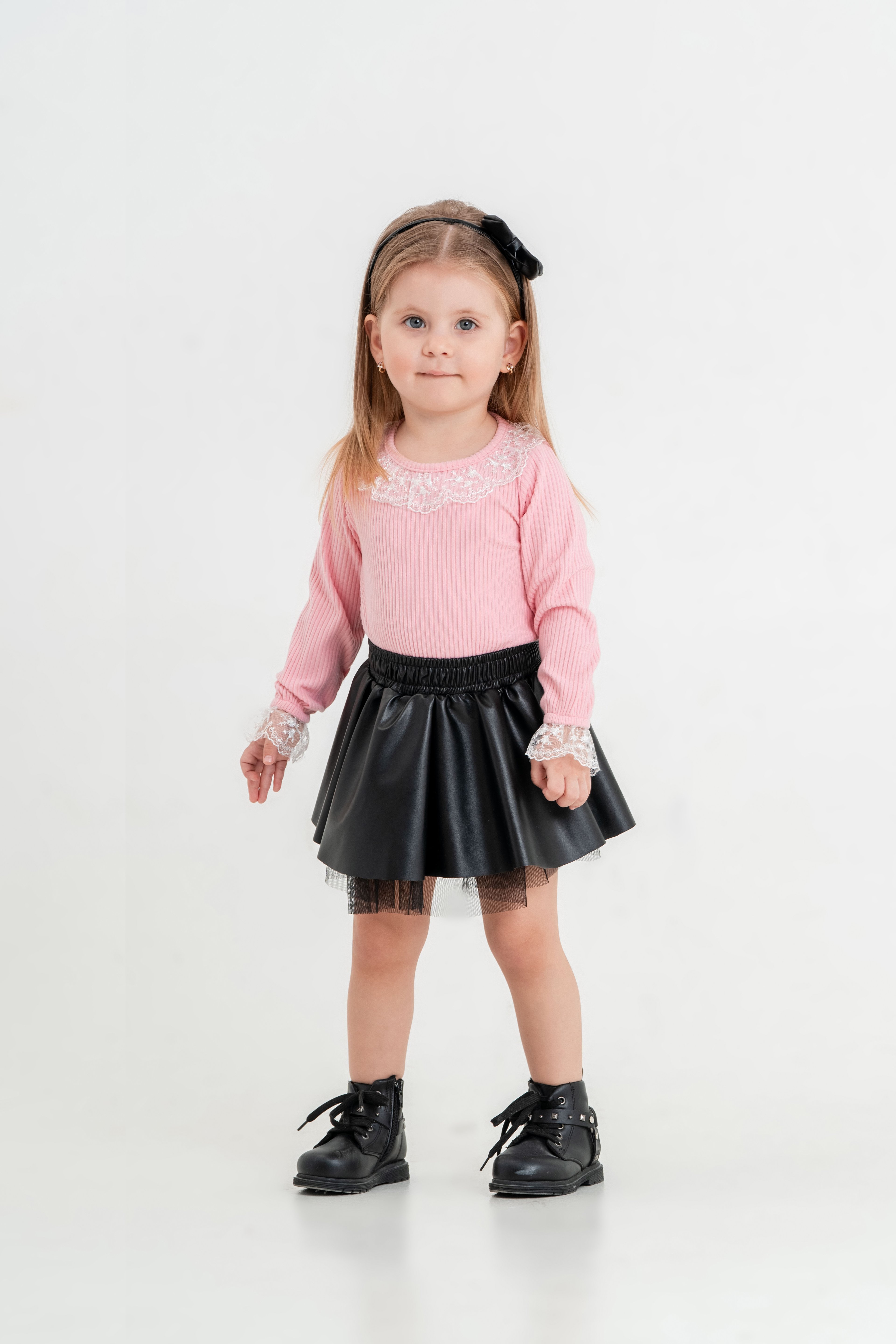 PRENSES MODELİ TAÇLI DERİ ETEKLİ TAKIM 0767
