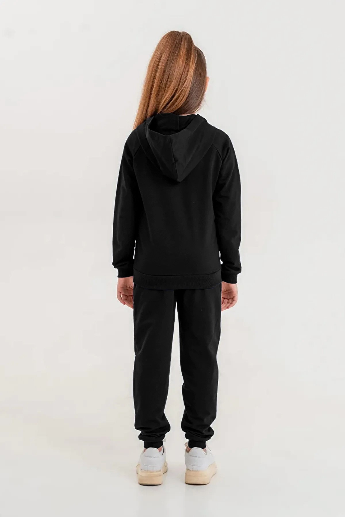 Unisex Çocuk Basic Fermuarlı Kapşonlu Takım - 25002