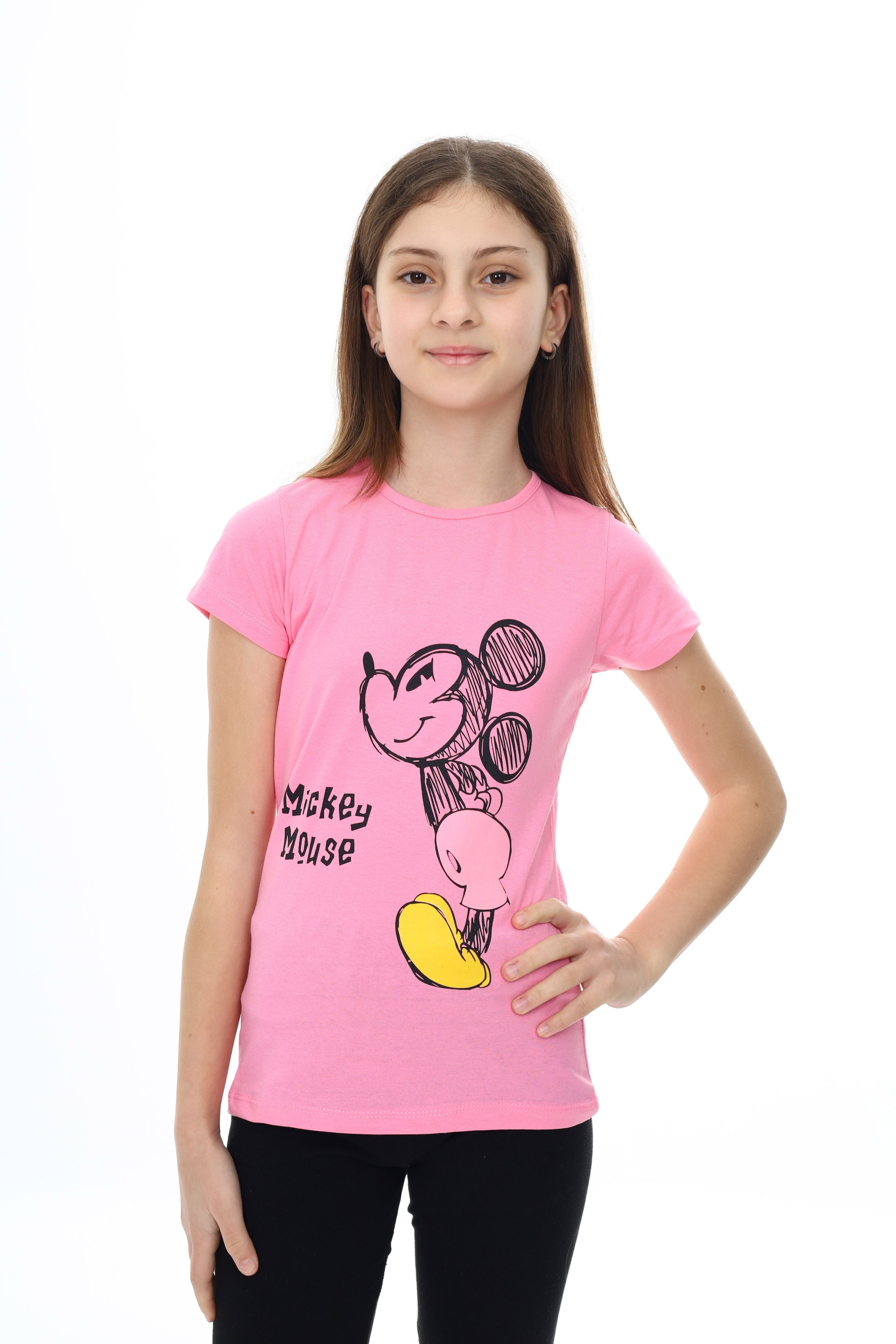 MİNNİE MOUSE TİŞÖRT 0003 - Pembe
