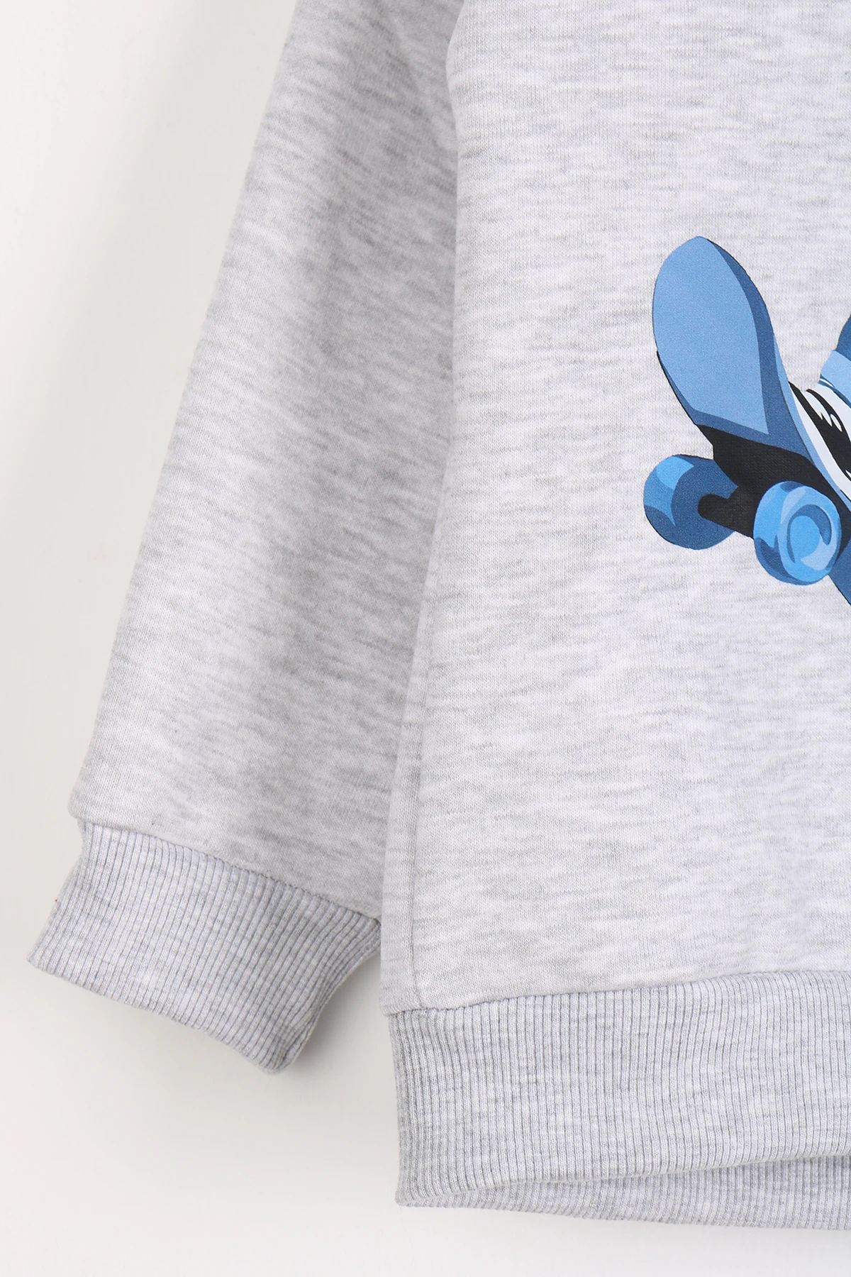 Ayıcık Baskılı Kalın Çocuk Sweatshirt - 26K 1625