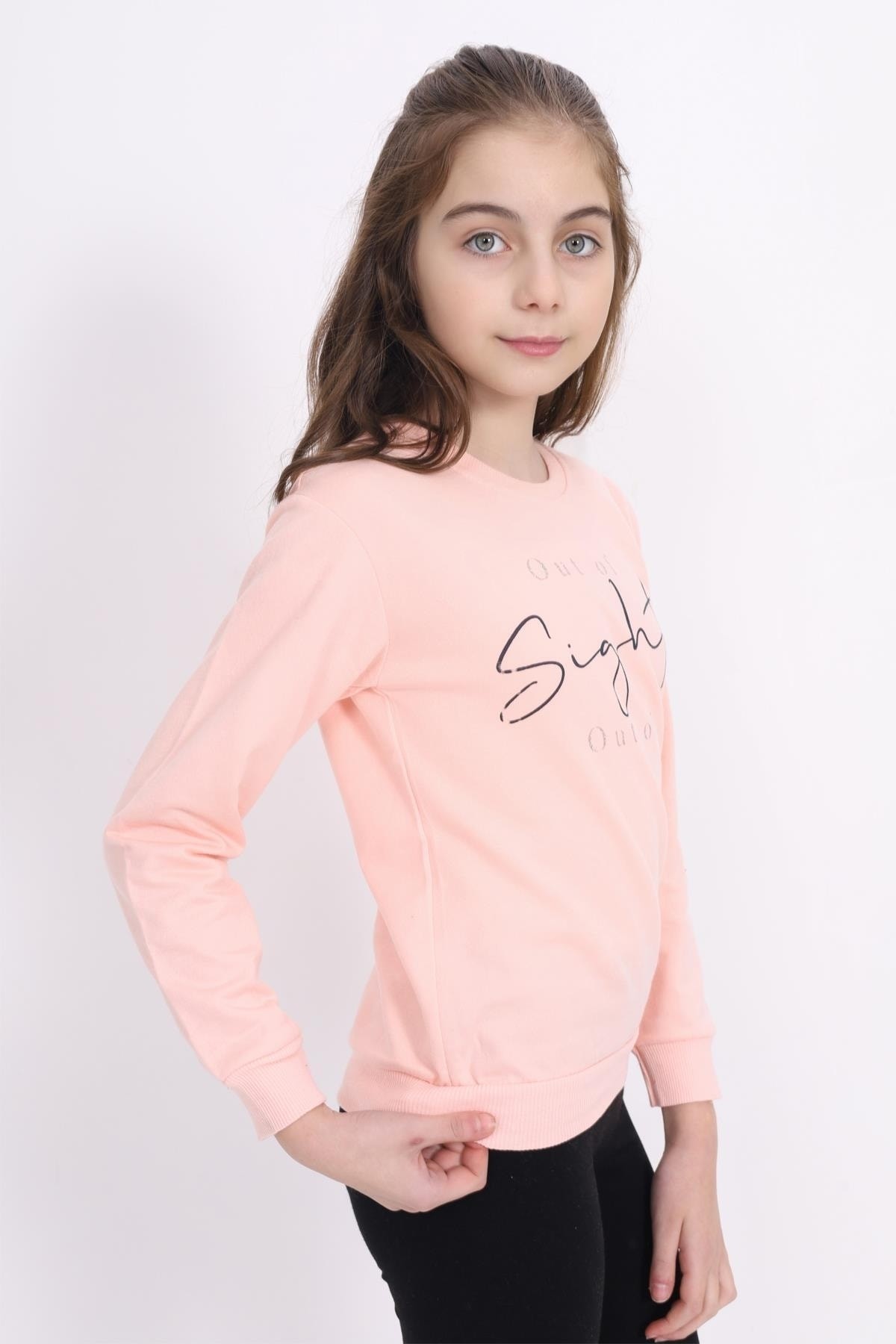 OUT OF SİGHT BASKILI SWEATSHIRT ECCK-OLC-3895-6 - Krem