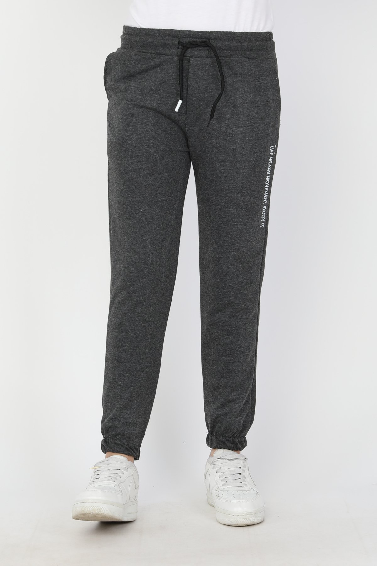 Lıfe Means Yazılı Unisex Çocuk Alt Eşofman 4187
