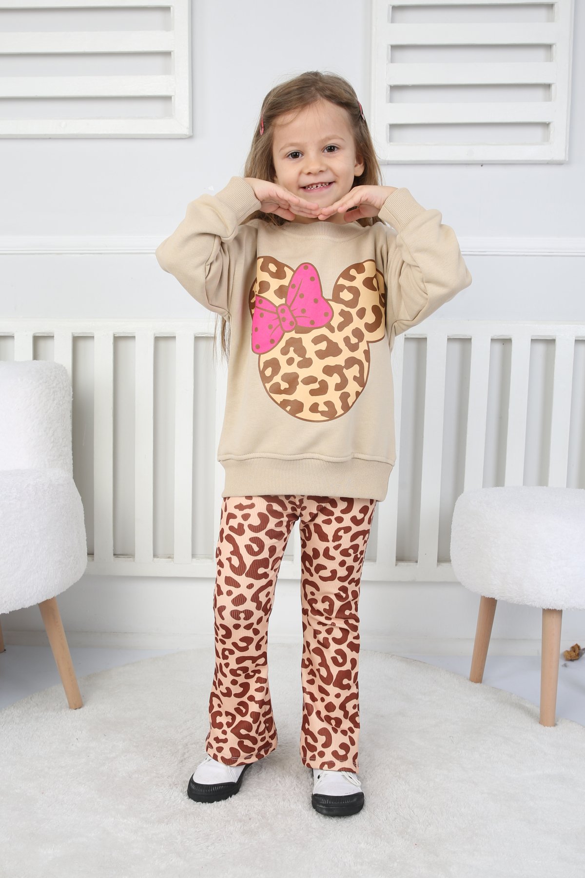 Leopar Desenli Takım 55-555