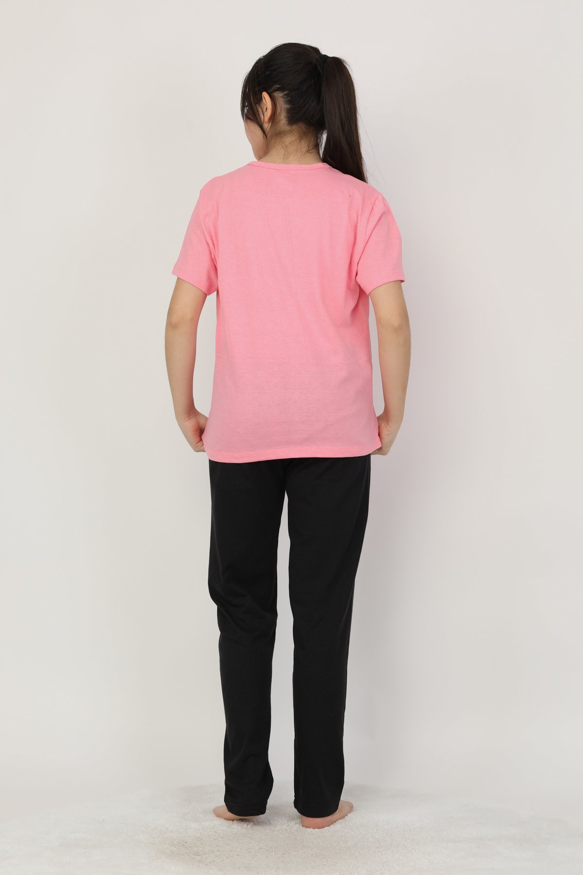 Kelebek Baskılı Kız Çocuk Pijama Takımı 840