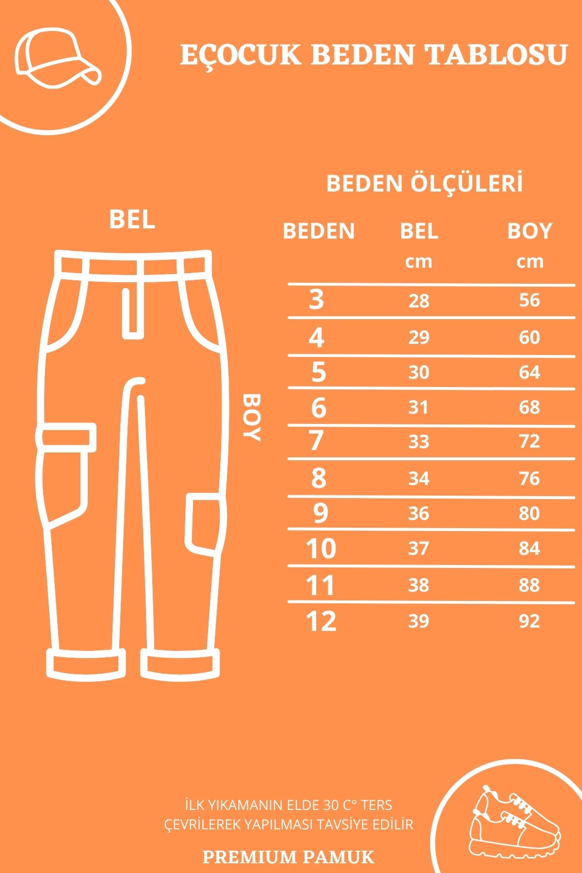 KARGO CEPLİ LACİVERT JEAN 3473