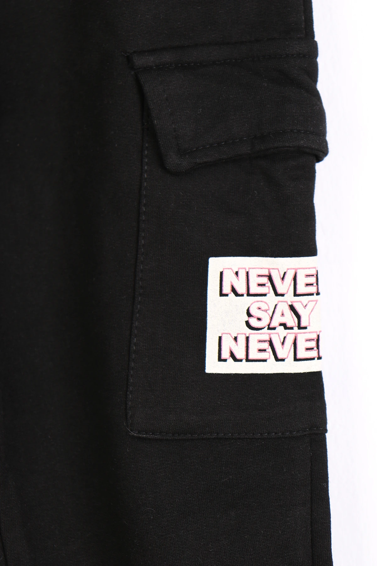 Kargo Cepli Baskılı Kız Çocuk Eşofman Altı - 26K 5180