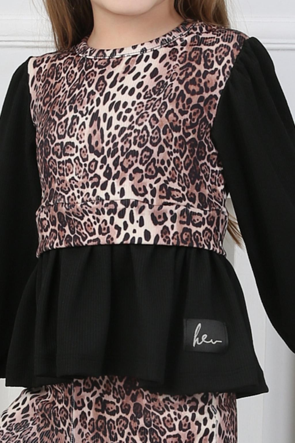 Leopar Desen Sultan Takım 5534