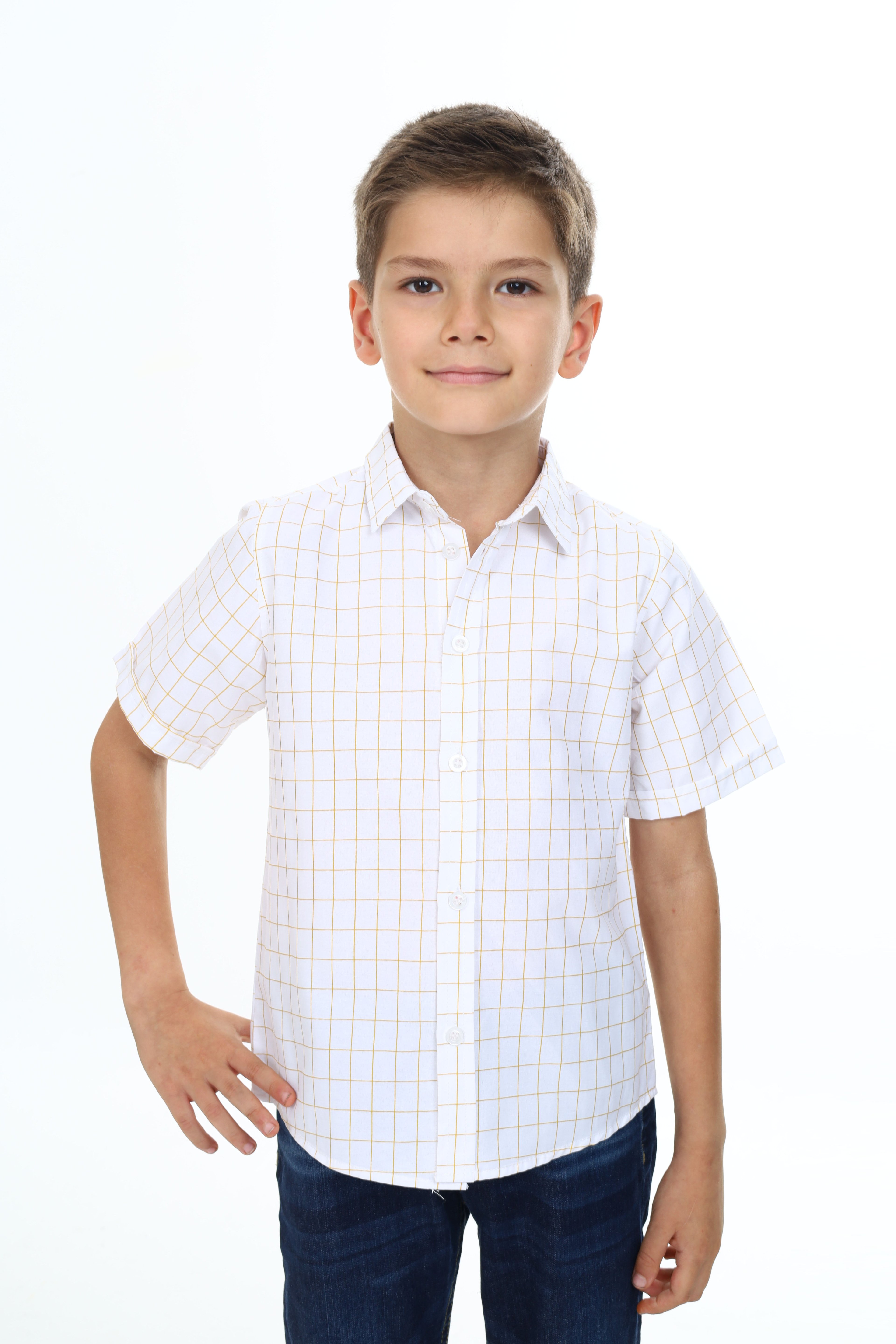 Kareli Basic Gömlek 0003 - Sarı