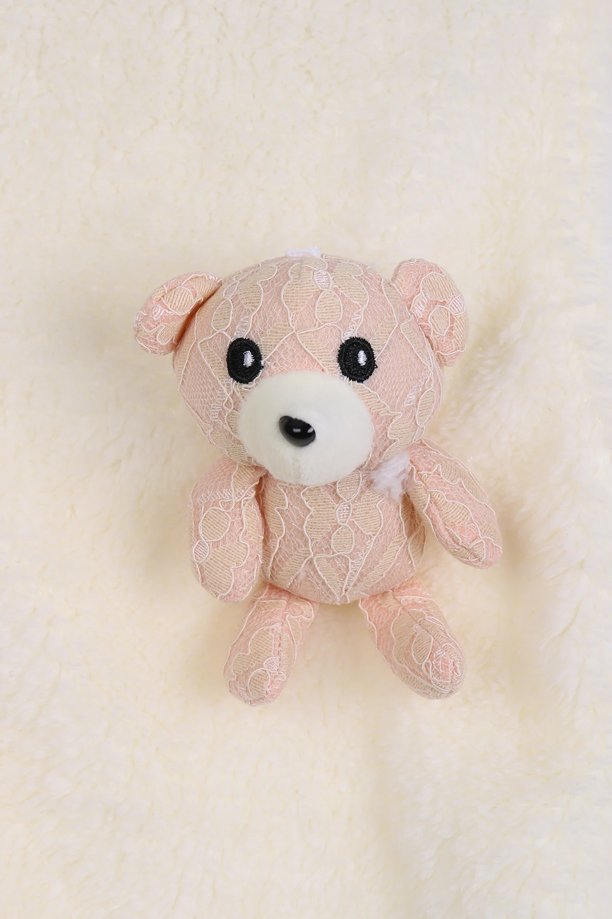 Ayıcık Figürlü Fermuarlı Kız Çocuk Peluş Yelek - 26K 1003