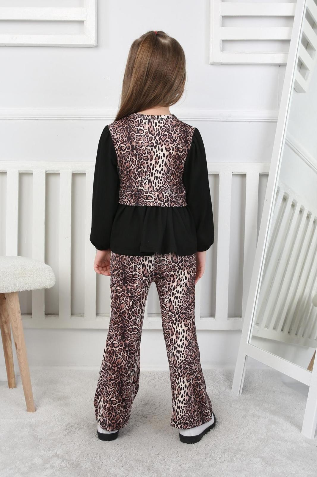 Leopar Desen Sultan Takım 5534