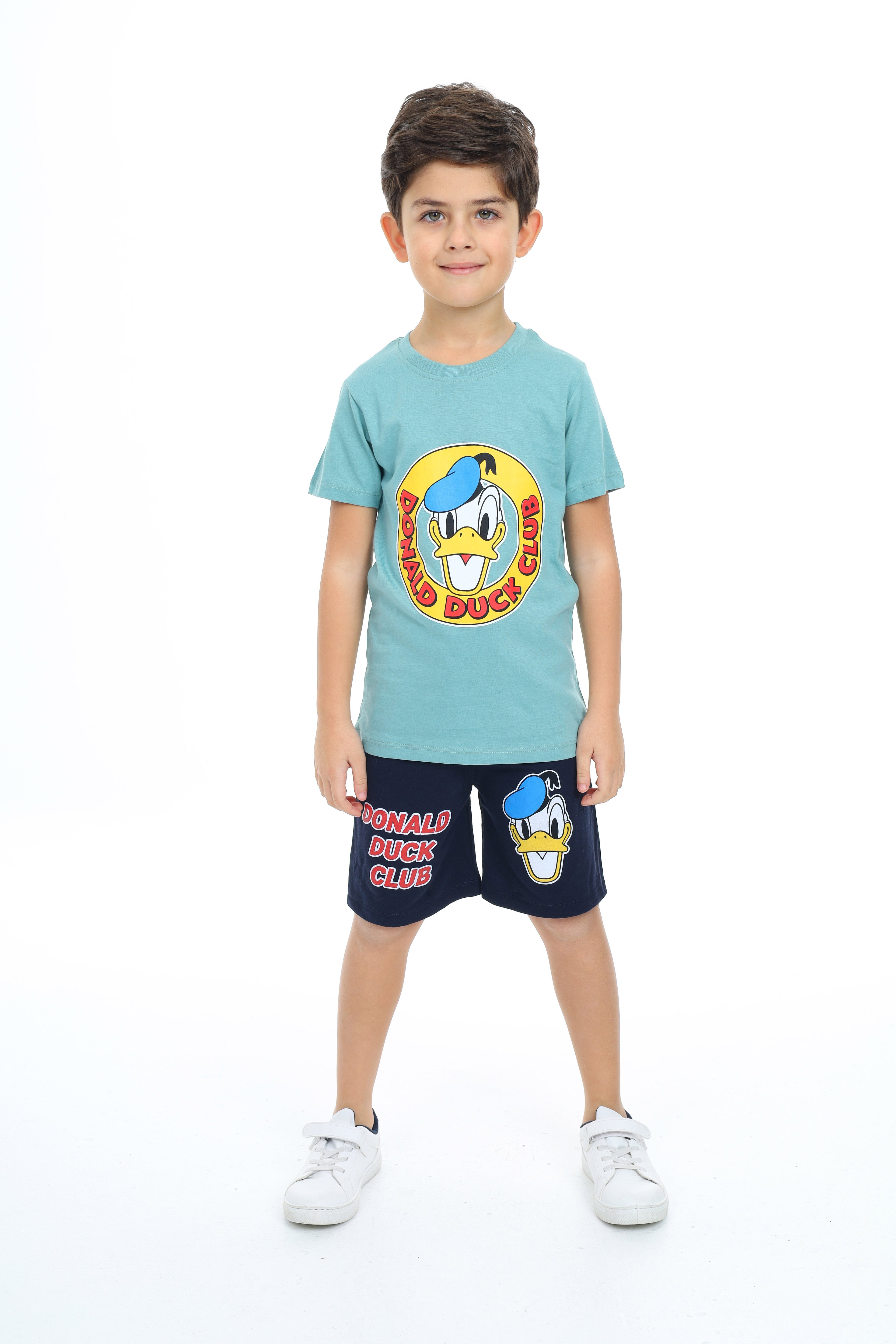 DONALD DUCK BASKILI ALT ÜST TAKIM 2017 - Açık Mint