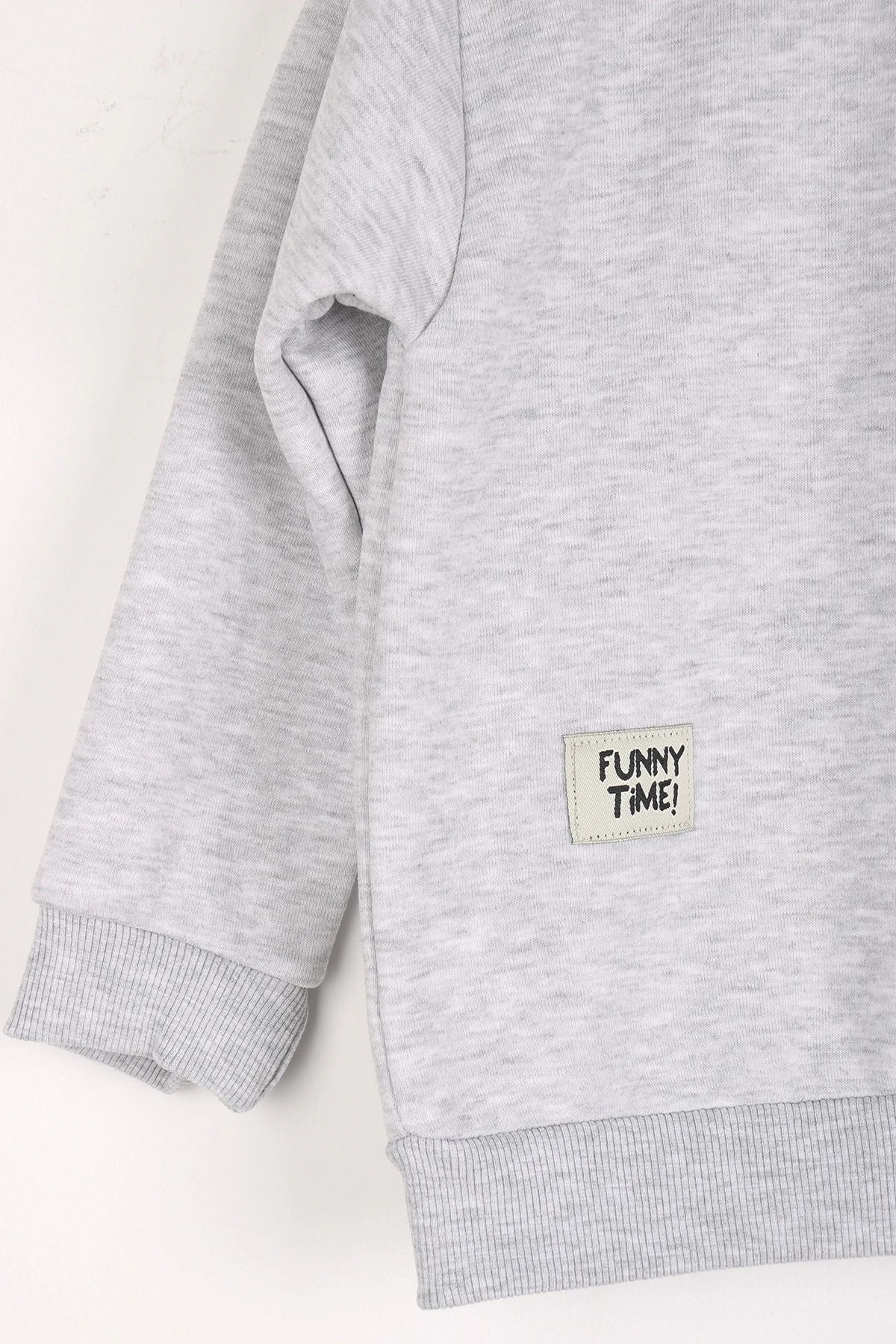 Bisiklet Yaka Kalın Çocuk Sweatshirt - 26K 1626