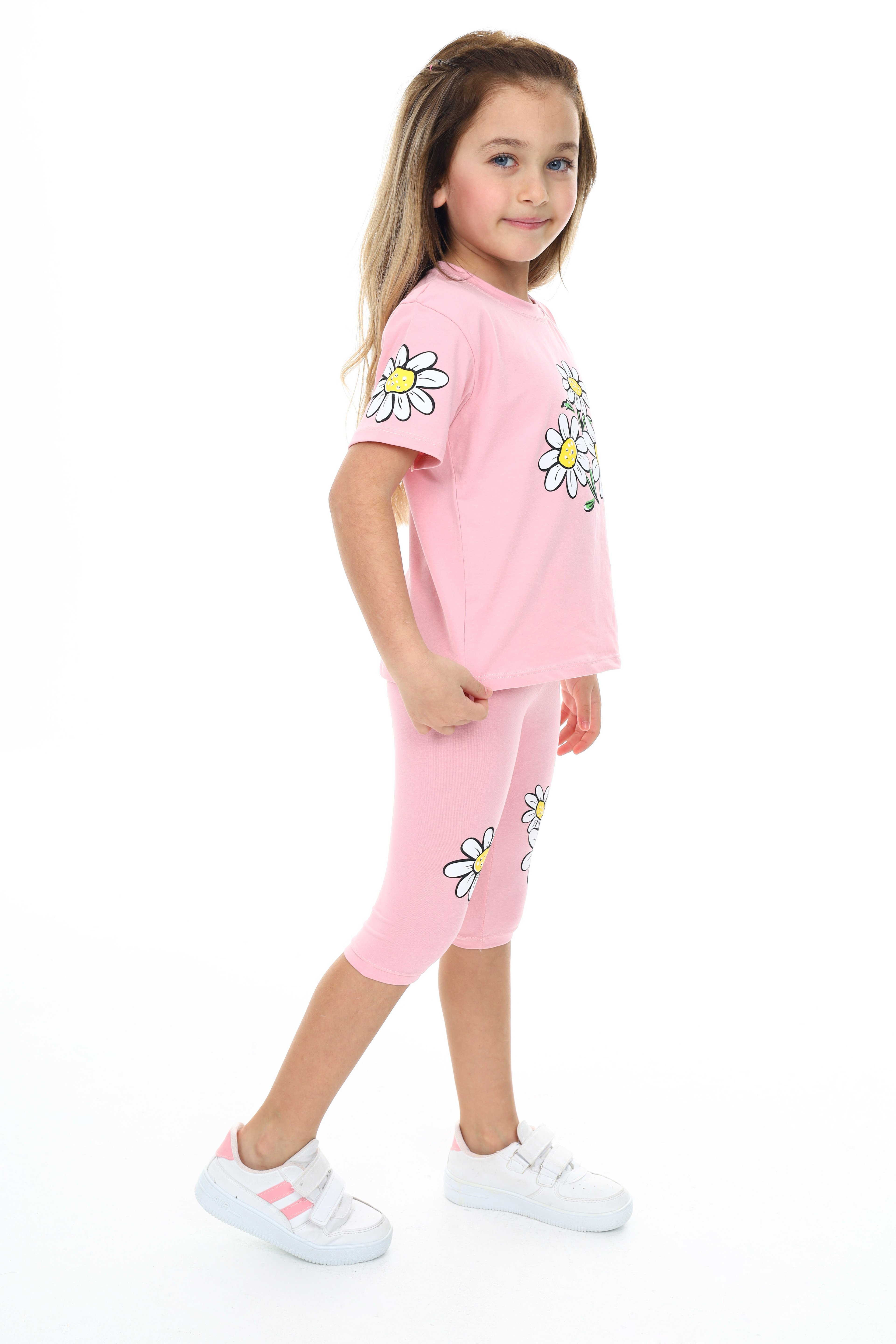 PAPATYA BASKILI ALT ÜST TAKIM 104160 - Pembe