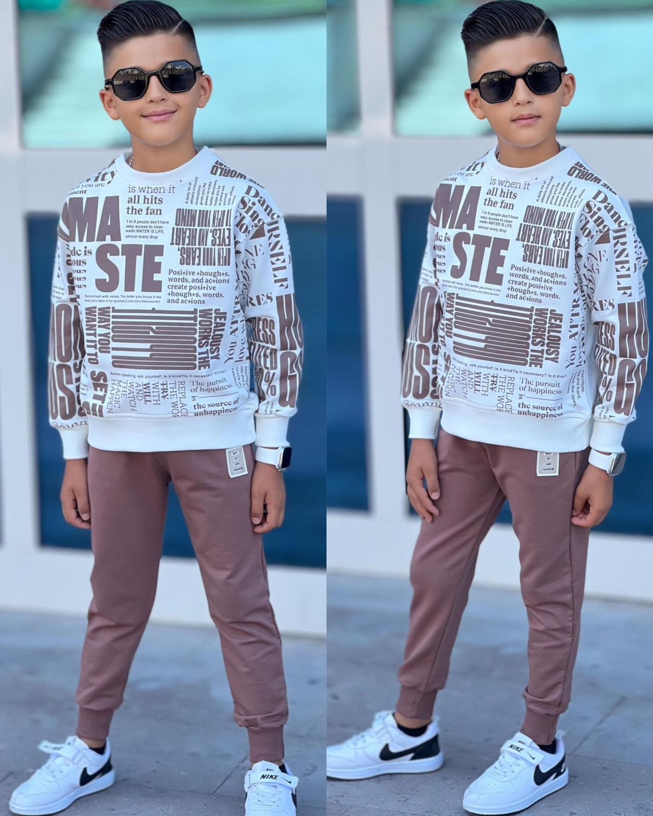 6780 PANO YAZILI CEPLİ ERKEK TAKIM