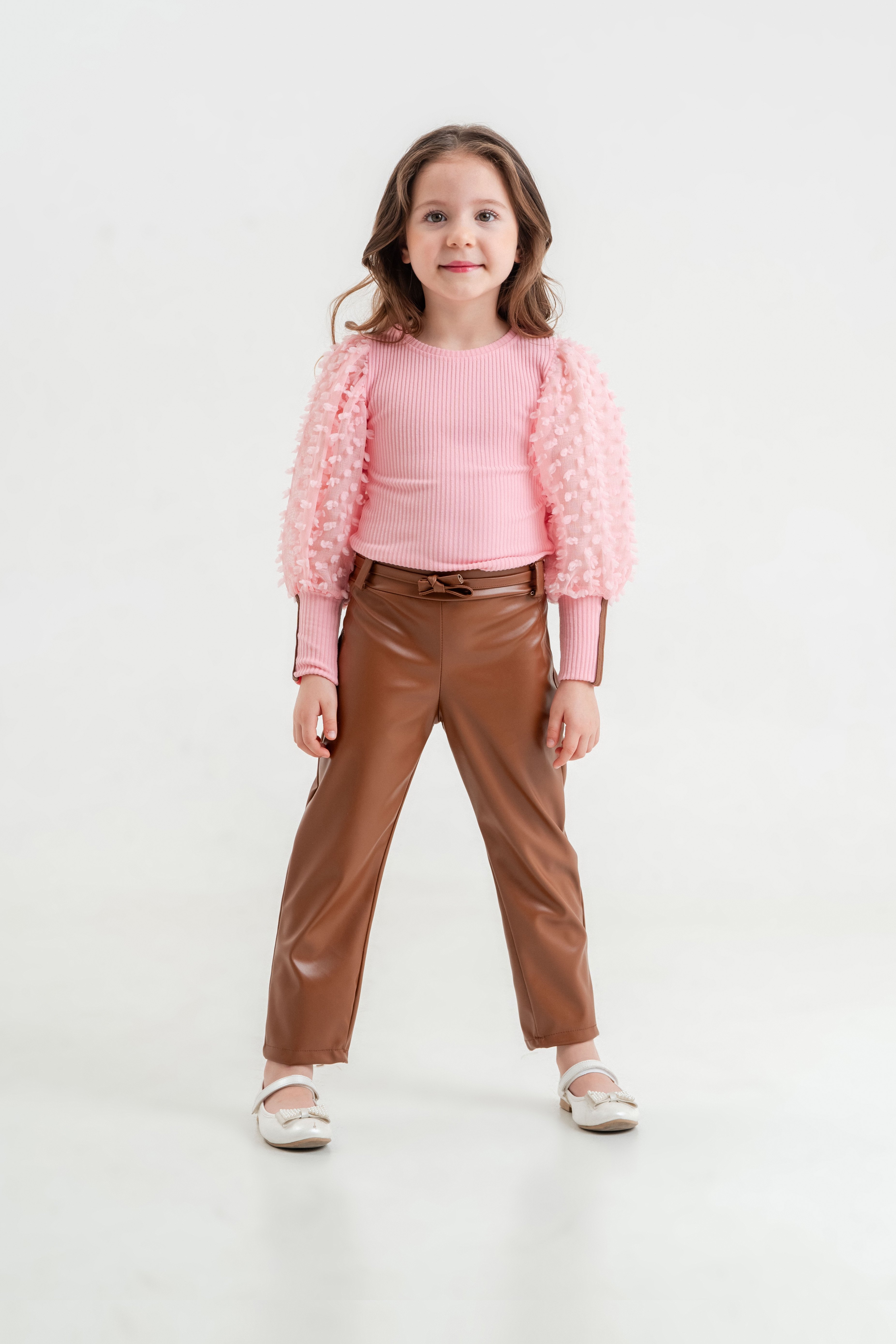 PRENSES MODEL DERİ PANTOLONLU TAKIM 0760