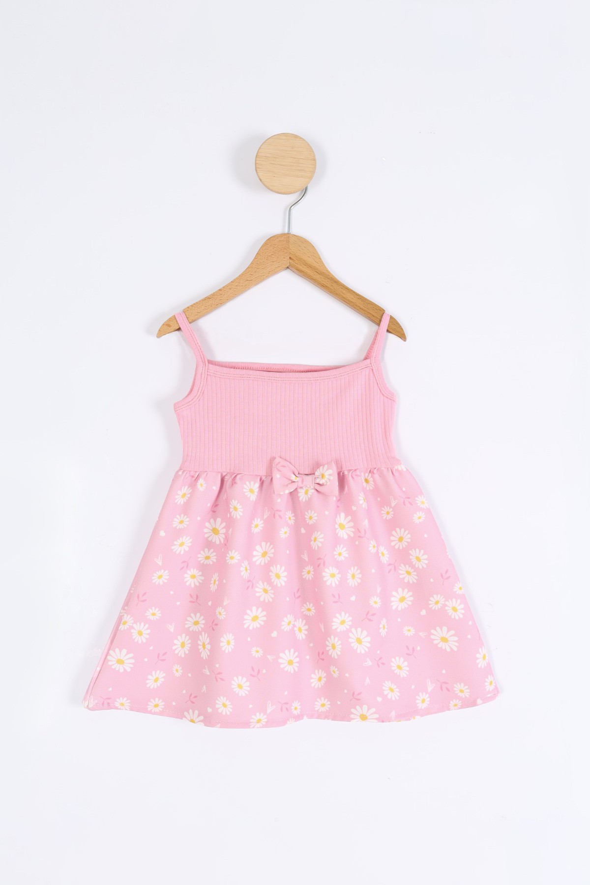 PAPATYALI KIZ ÇOCUK ELBİSE 3227 - Pembe