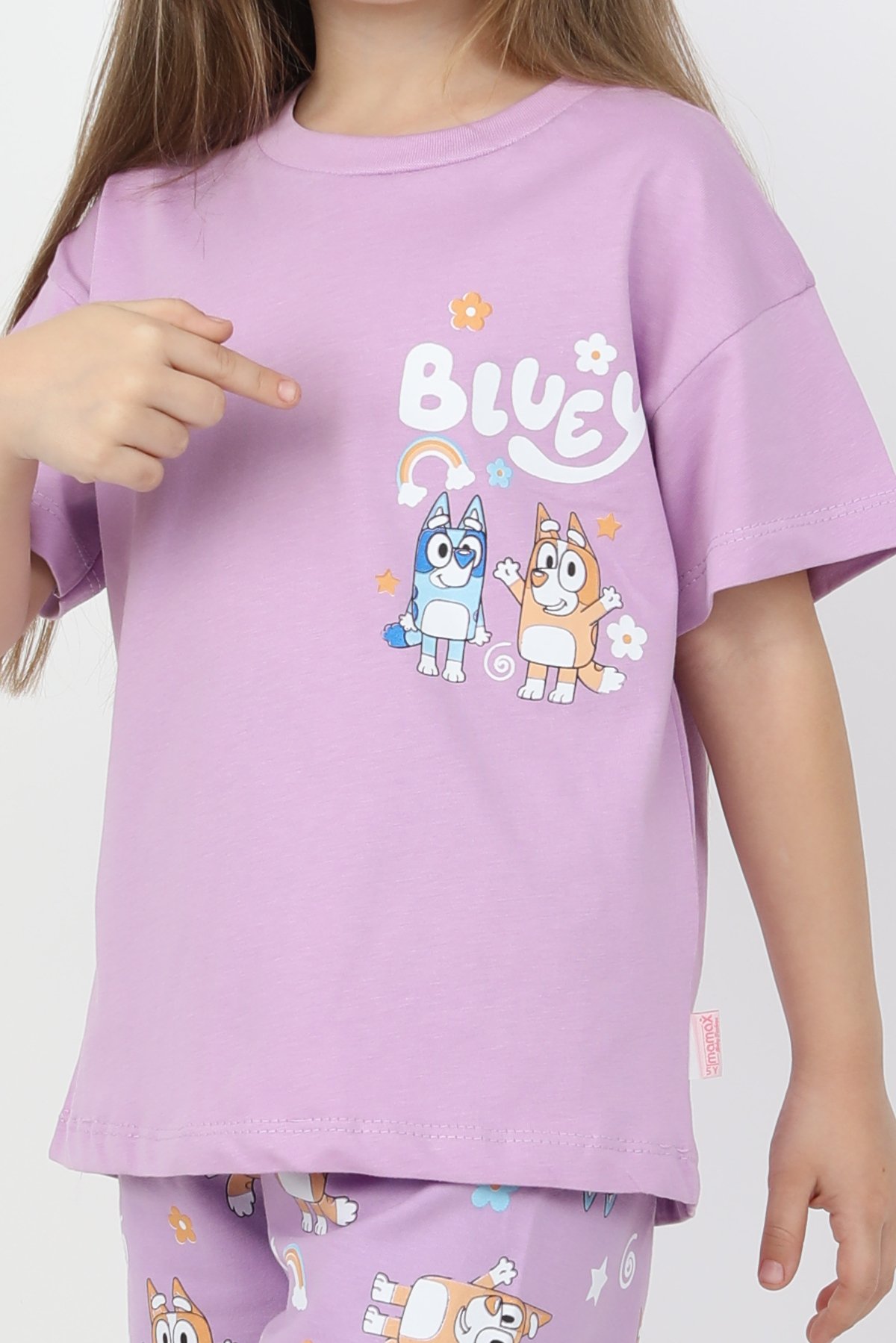BLUEY KÖPEKLİ KIZ ÇOCUĞU 2 Lİ TAKIM 4874