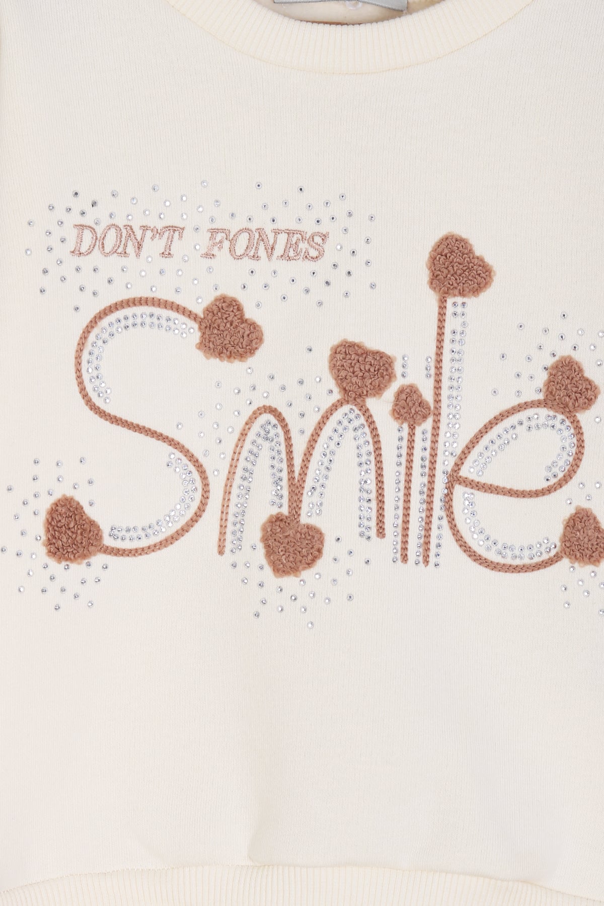 Kız Çocuk Smile Taşlı Şardonlu 2 li Takım - 6317