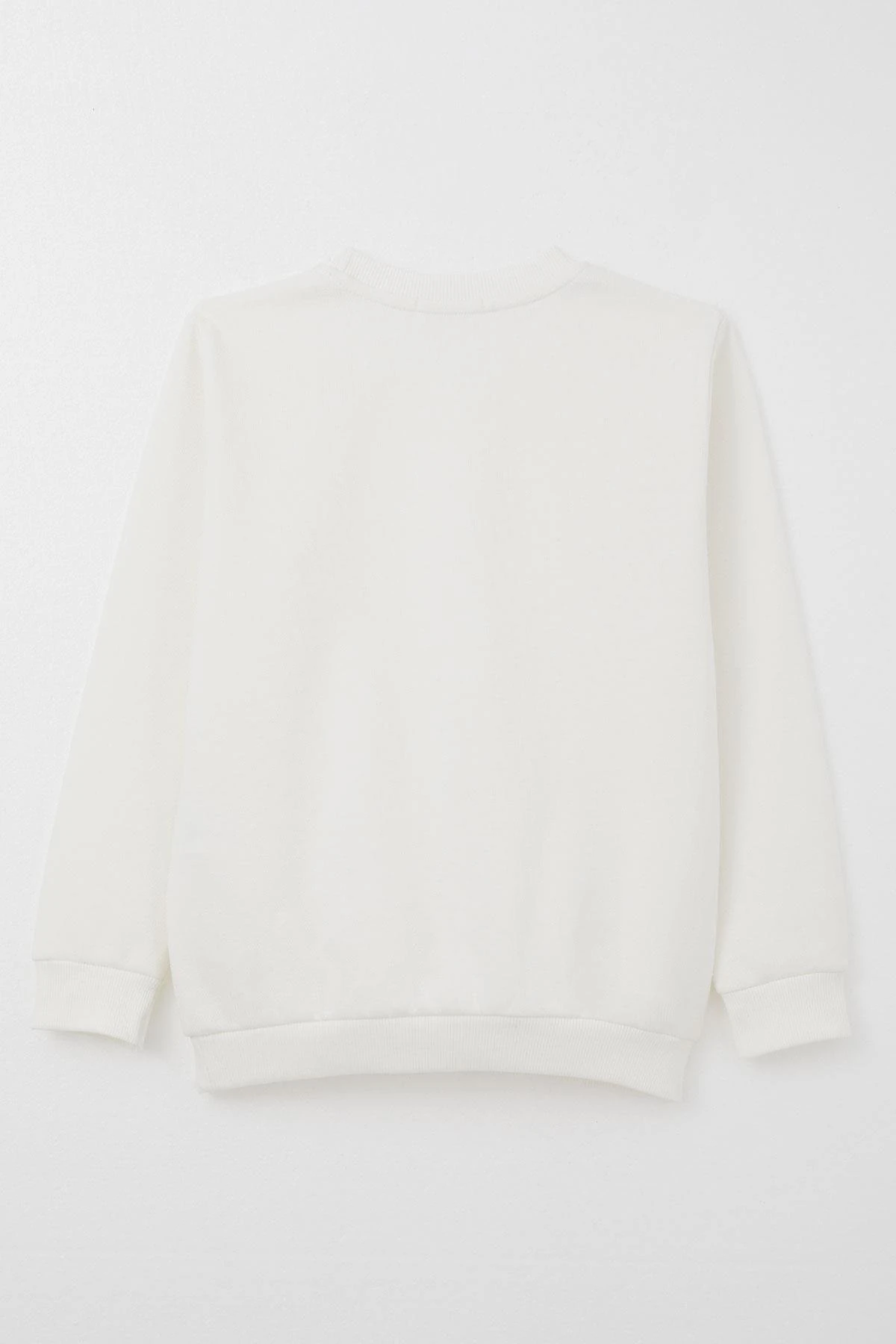 Türk Bayrak Baskılı Kalın Çocuk Sweatshirt - 26K 1627