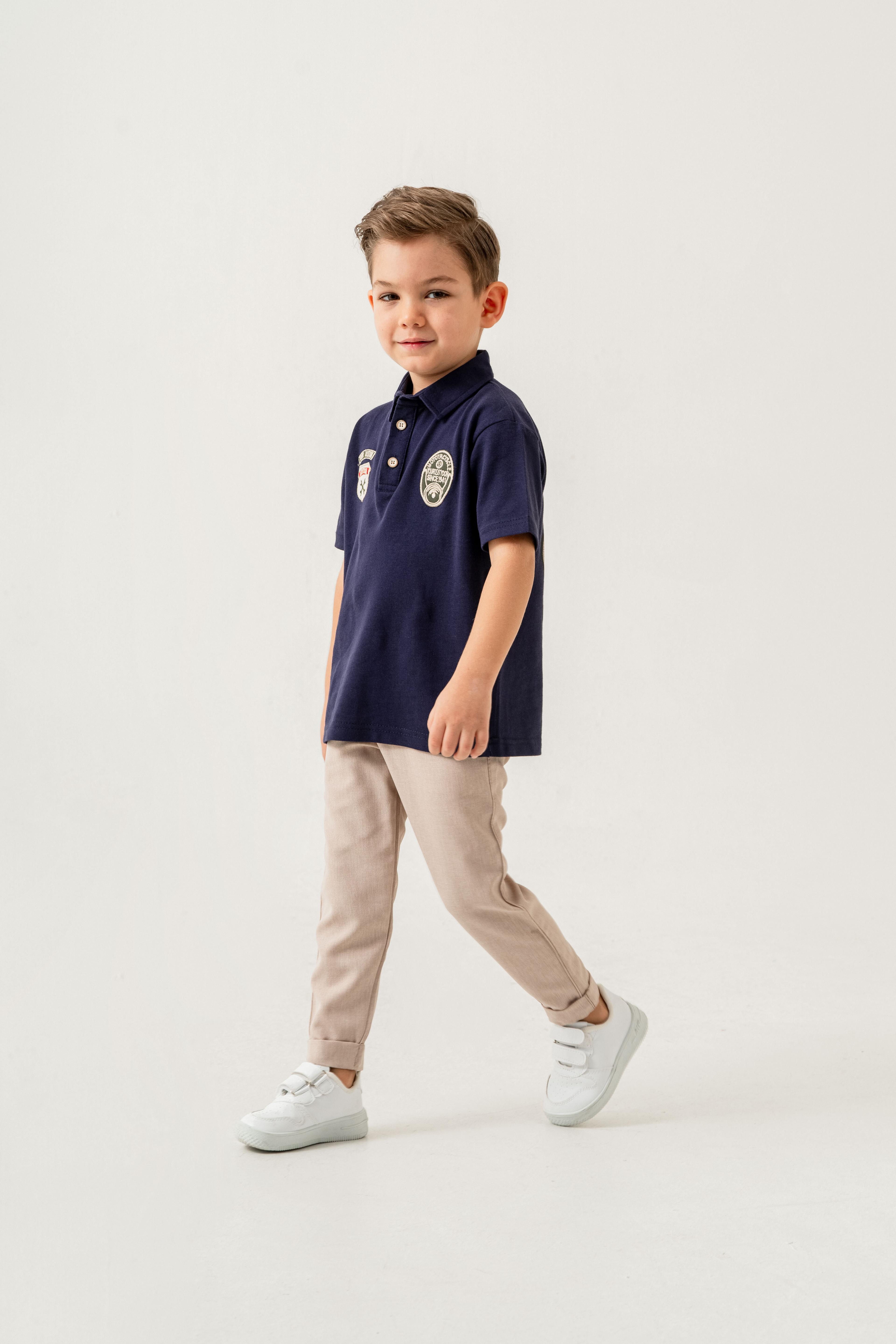 Erkek Çocuk Polo Yaka Kısa Kollu Takım 60281