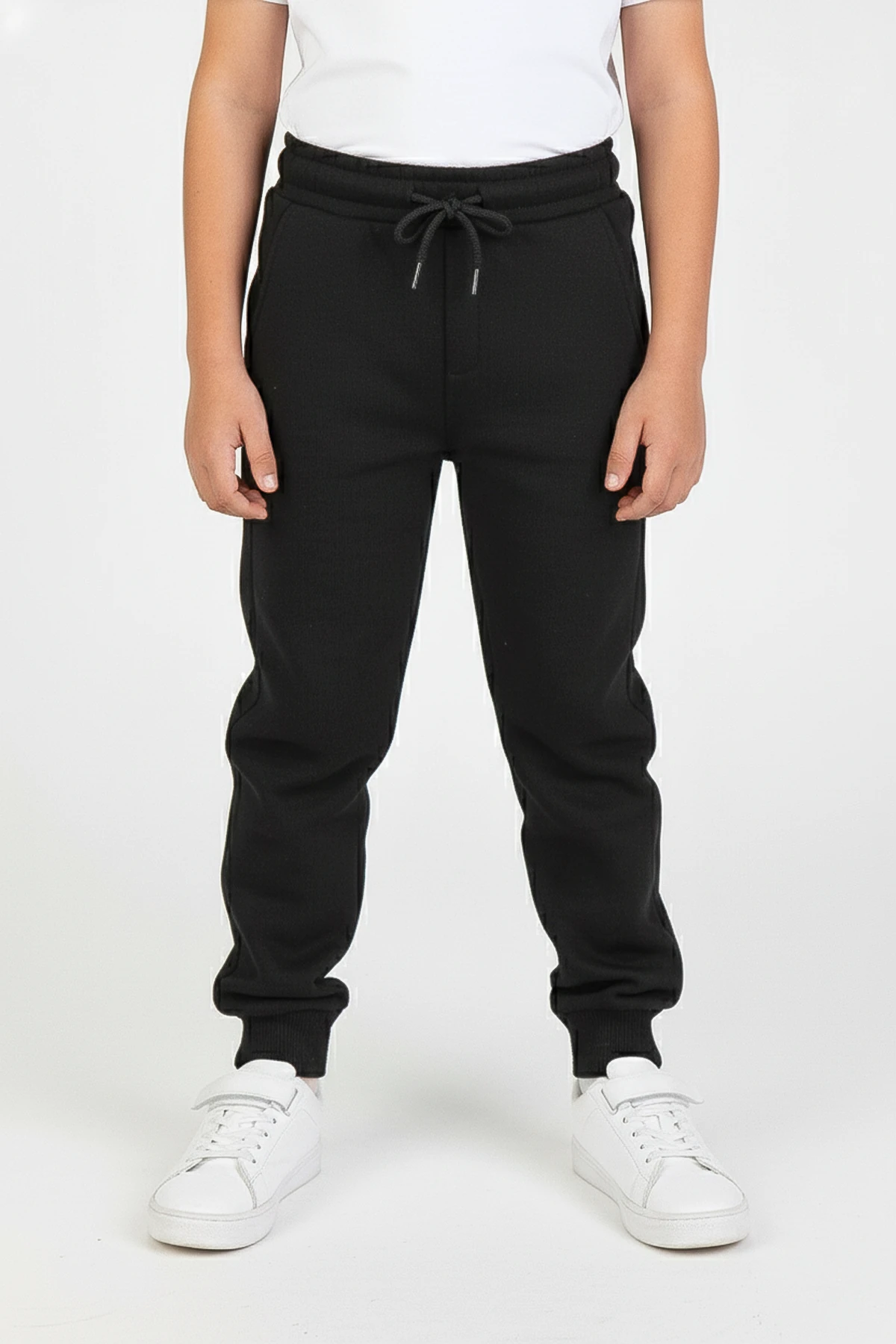 Lastikli Basic Çocuk Eşofman Altı - 26K 1624 - Siyah