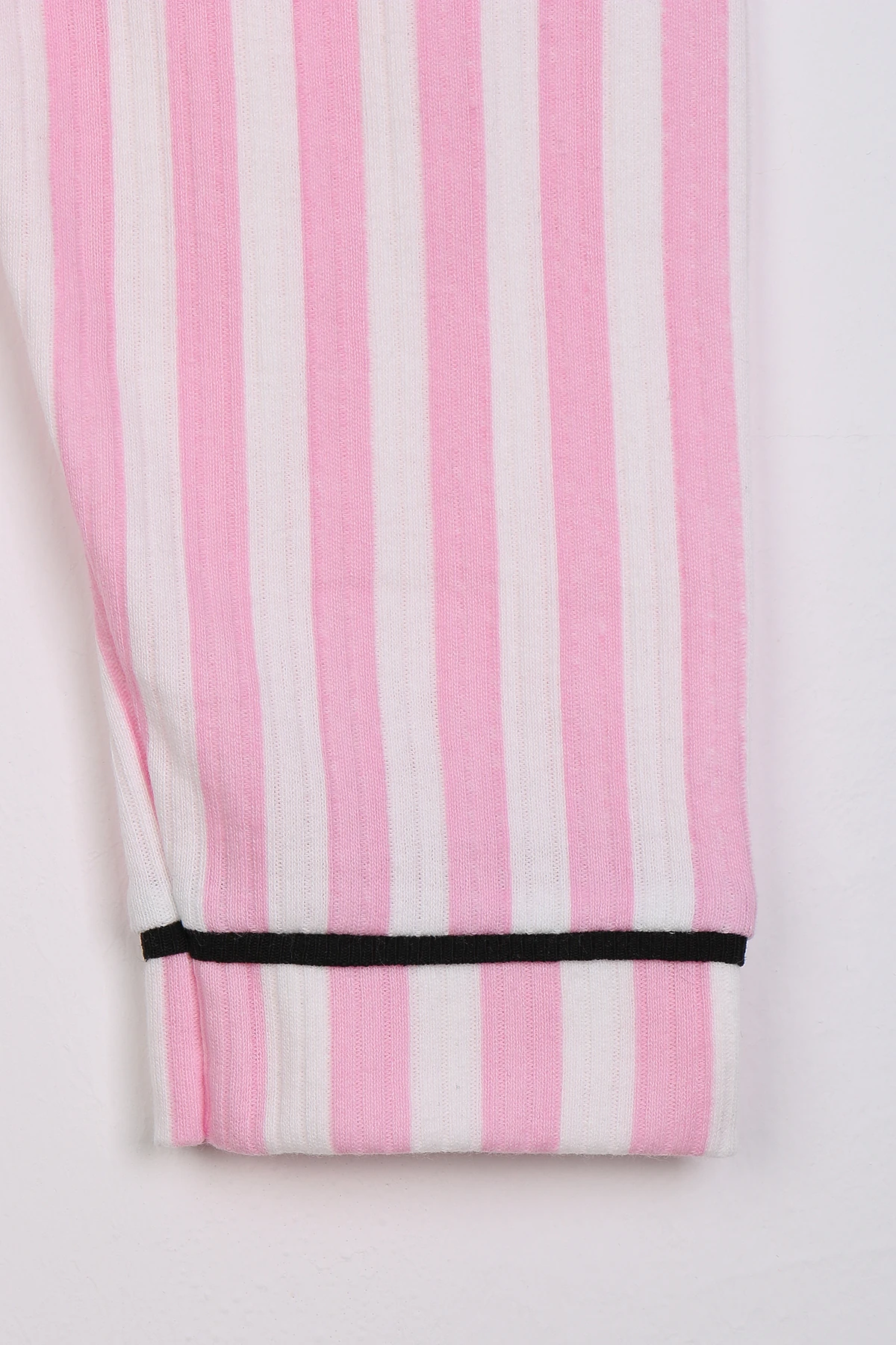 Çizgili Düğmeli Çocuk Pijama Takımı - 26K 4021