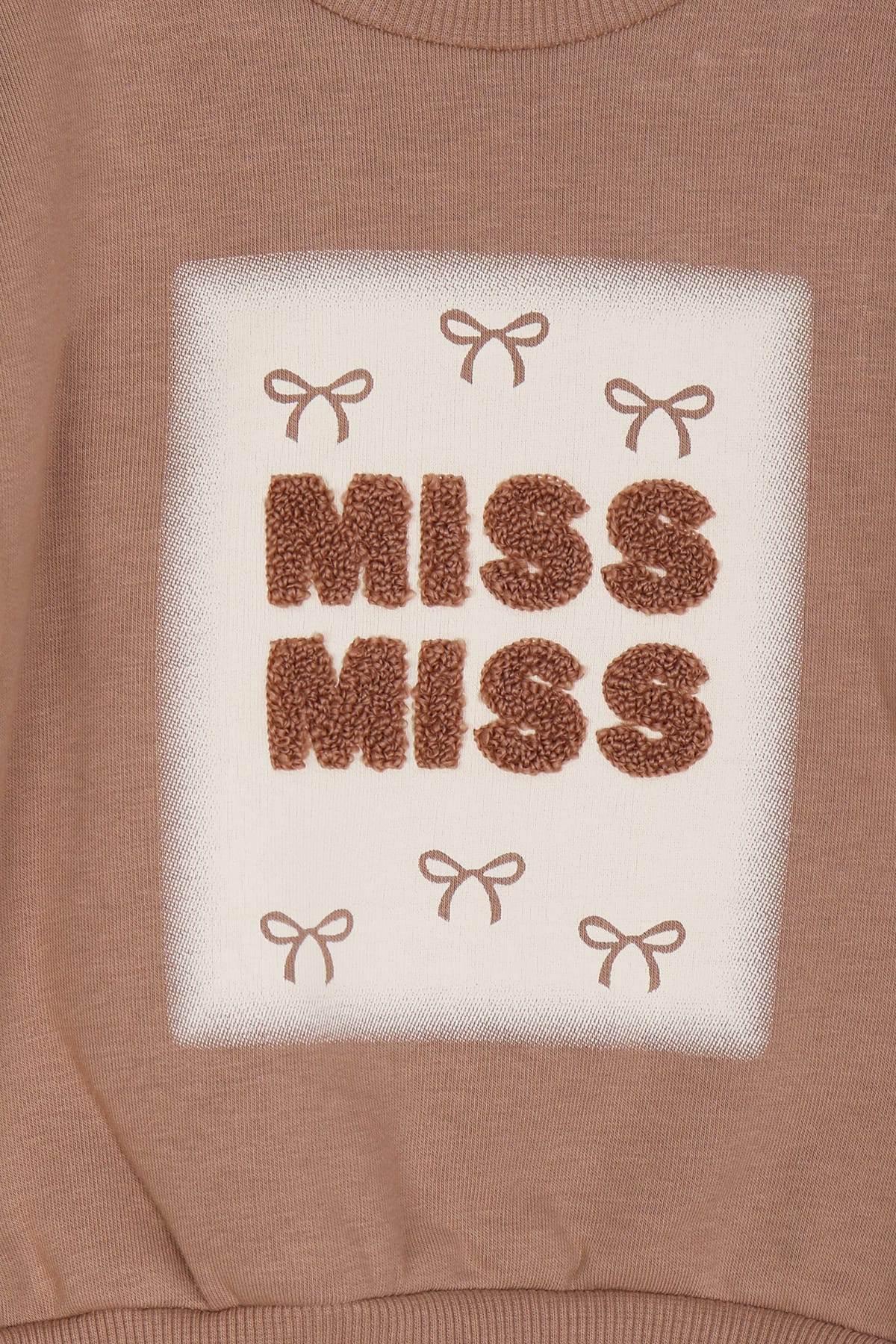 Kız Çocuk Miss Nakışlı Şardonlu 2 li Takım