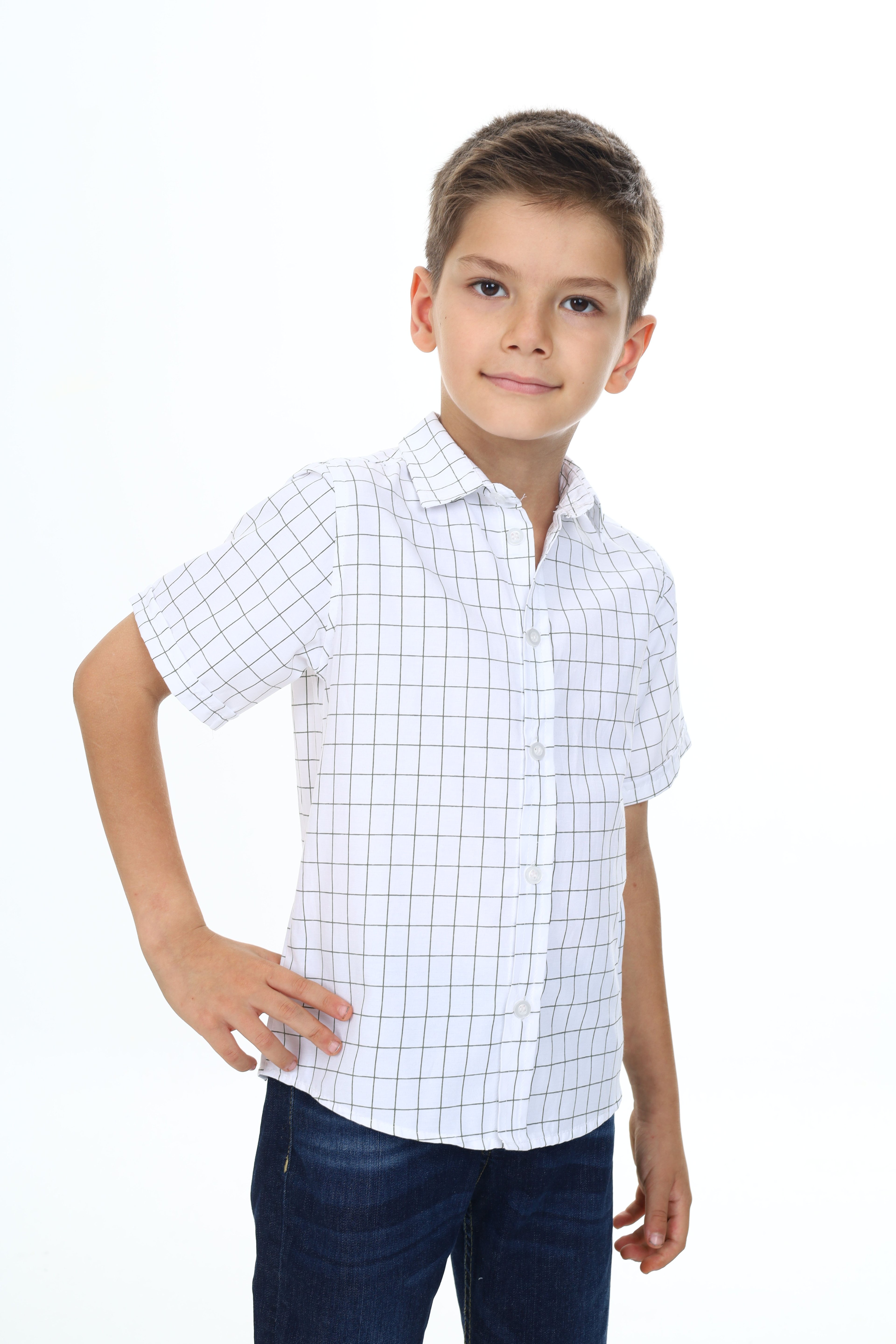 Kareli Basic Gömlek 0003 - Yeşil