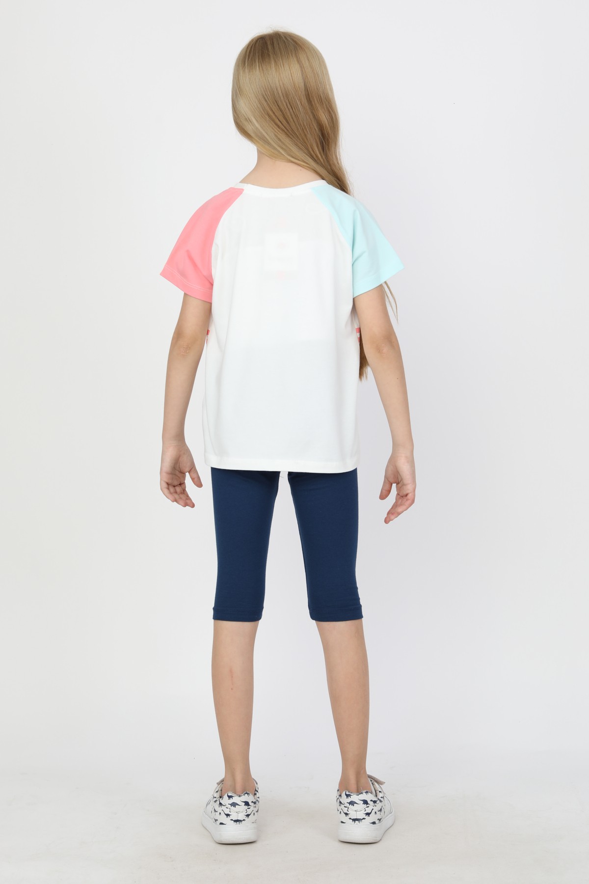 SWEET BASKILI REGLAN KOL TAYTLI GÜNLÜK TAKIM - 23400