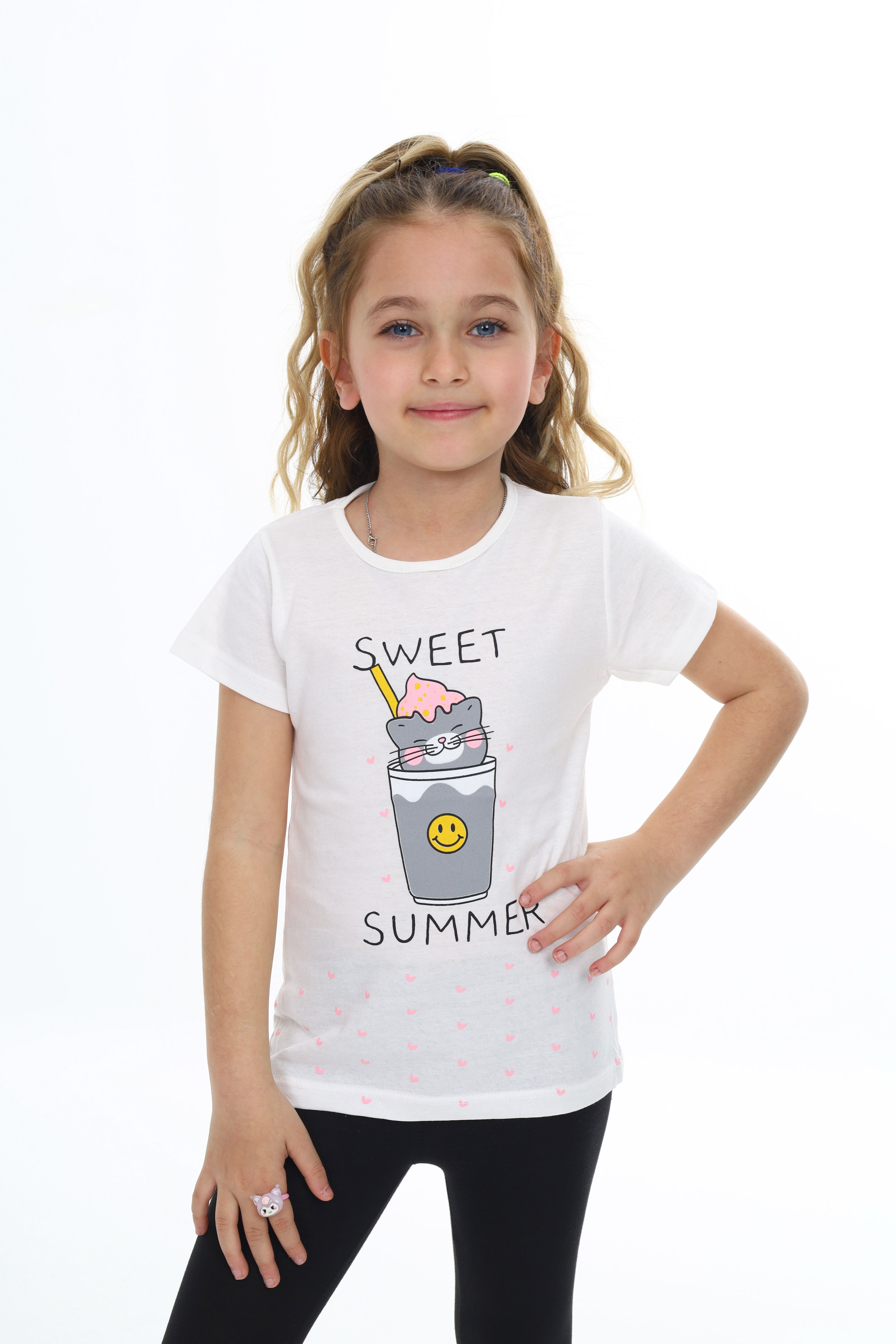 SWEET SUMMER TİŞÖRT 0002 - Krem