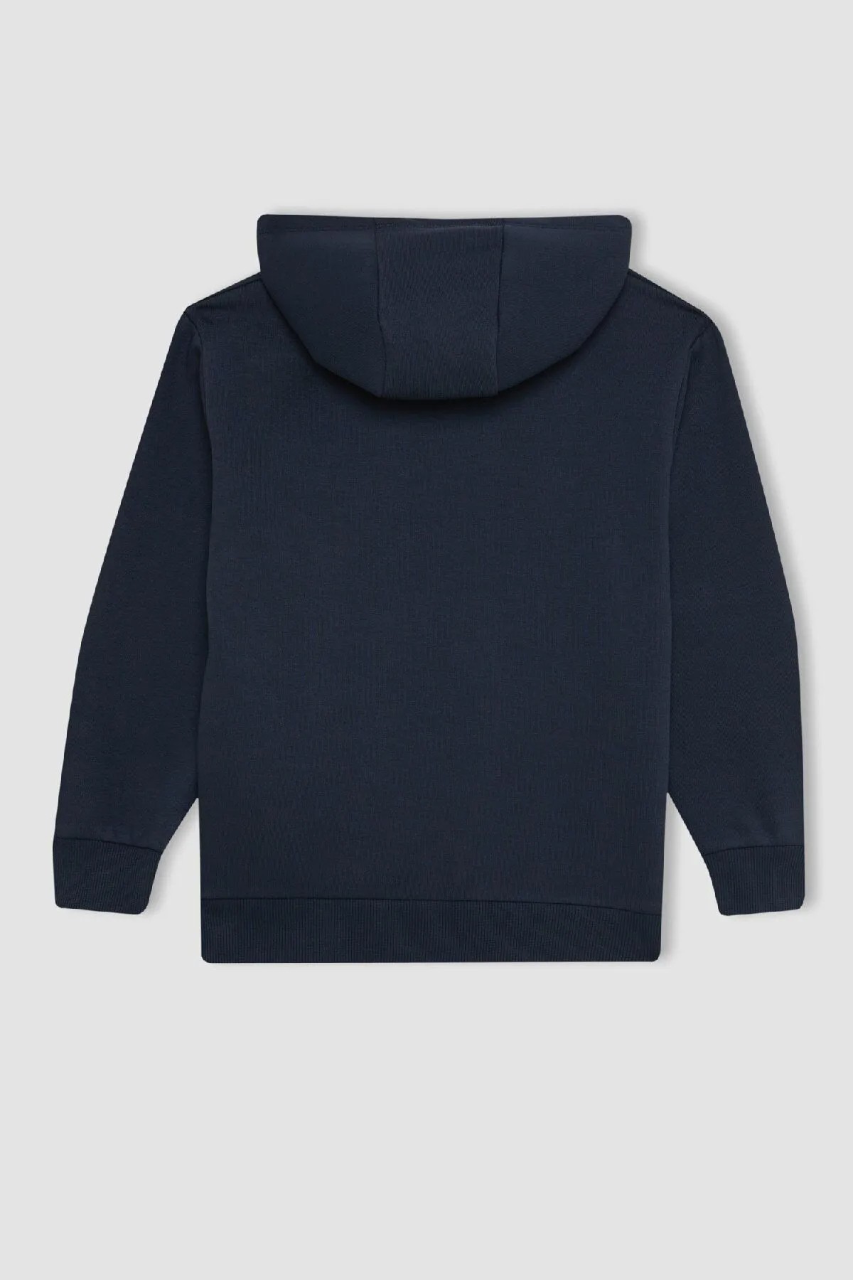 Erkek Çocuk Sweatshirt Kapüşonlu Kışlık Sıcacık - Lacivert